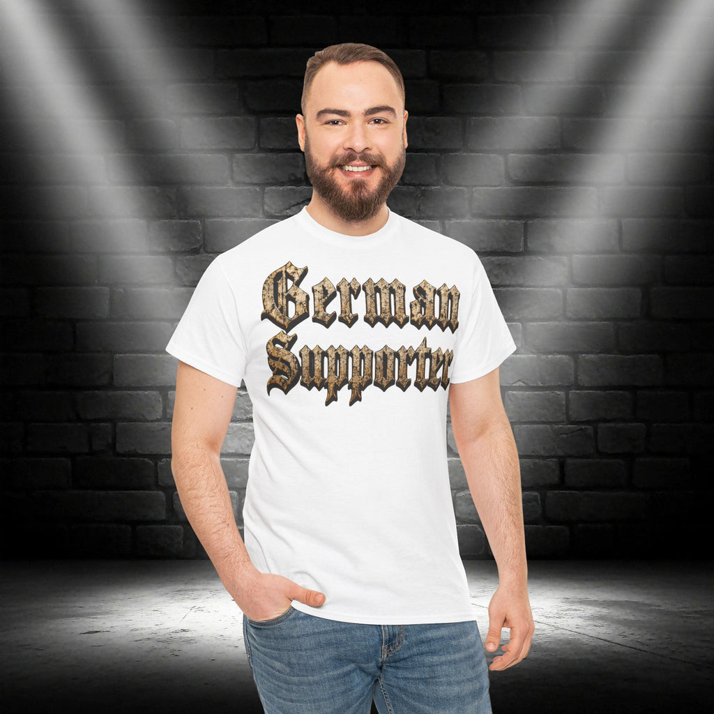 NATIONALSTOLZ T- Shirt - ,,German Supporter " Schädel Deutschland