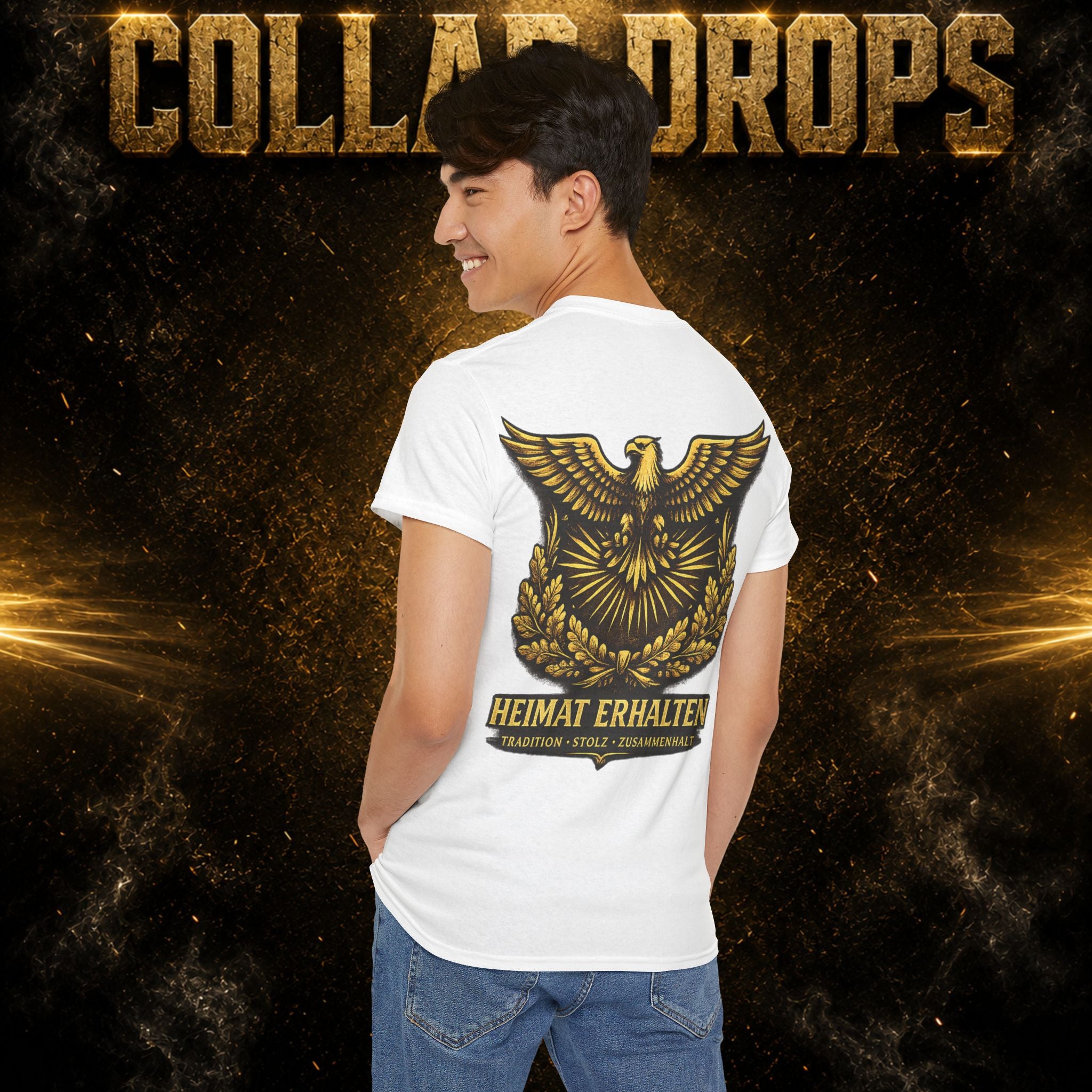 NATIONALSTOLZ & HEIMAT ERHALTEN COLLAB T-Shirt - ,,Tradition-Stolz-Zusammenhalt"