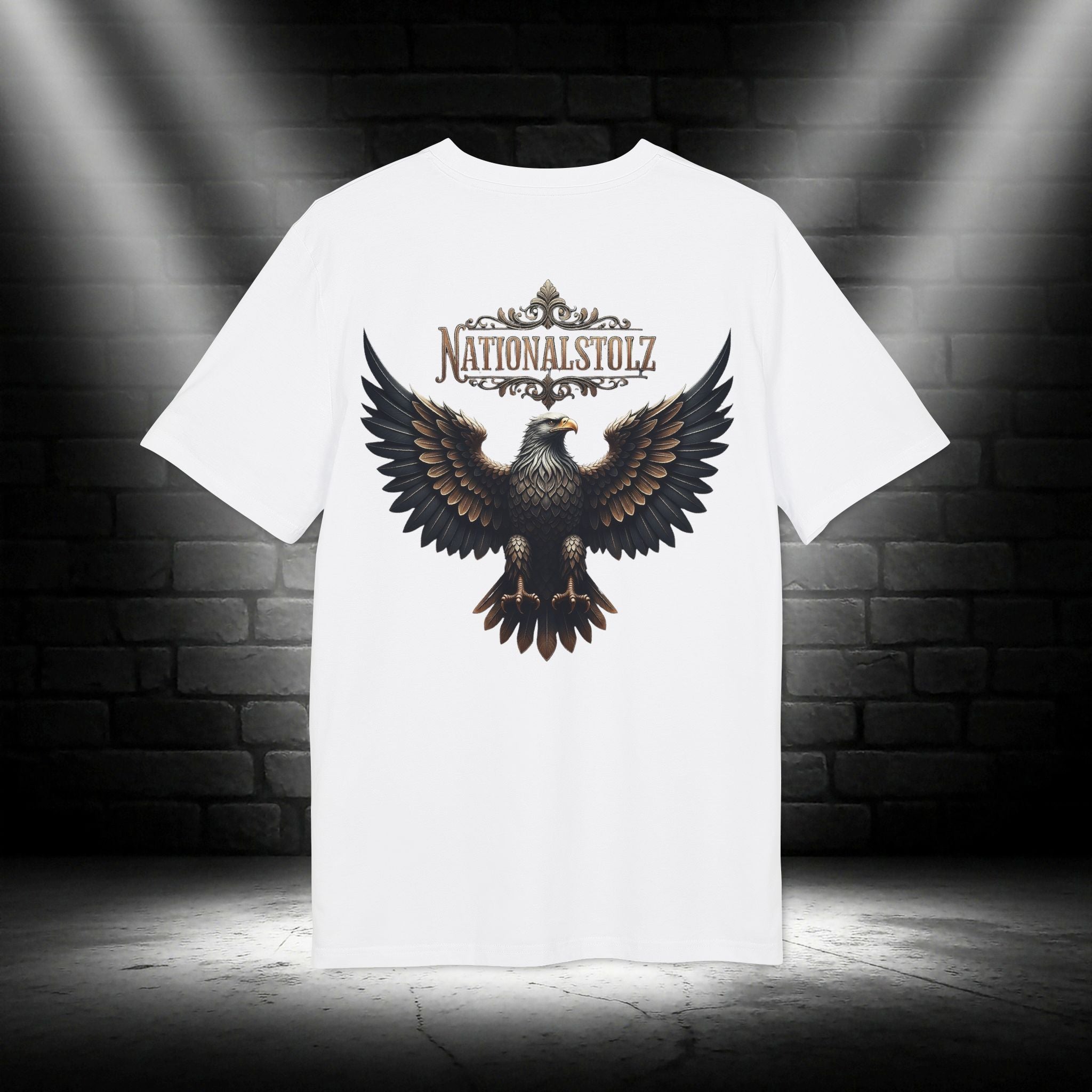 NATIONALSTOLZ ,,Ost - West Edition" — "United Germany"  Eagle Graphic ,Unisex T Shirt