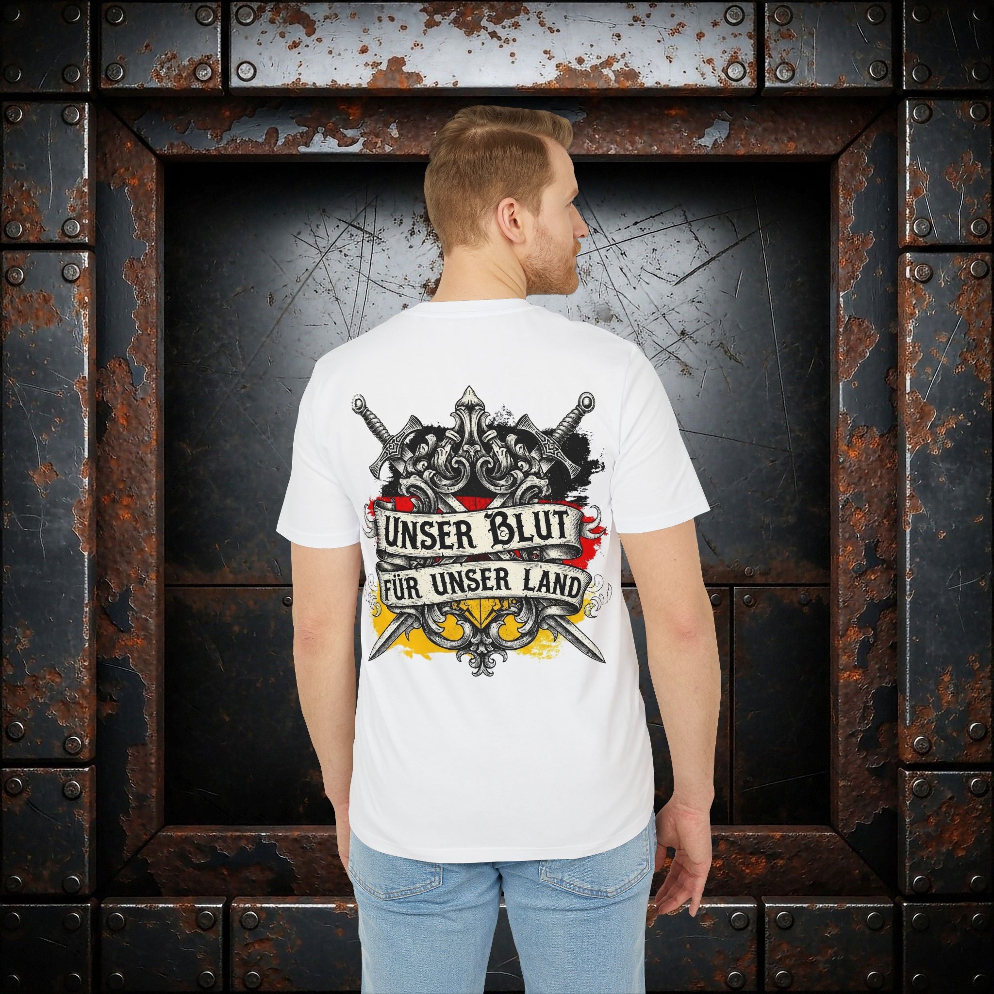 NATIONALSTOLZ T-Shirt ,,Unser Blut für unser Land"