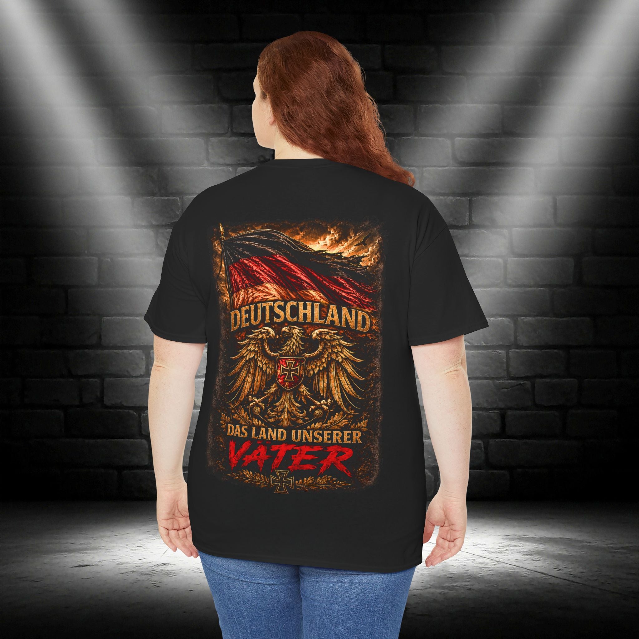 NATIONALSTOLZ T‑Shirt —  Deutschland -  "Das Land Unserer Vater,,