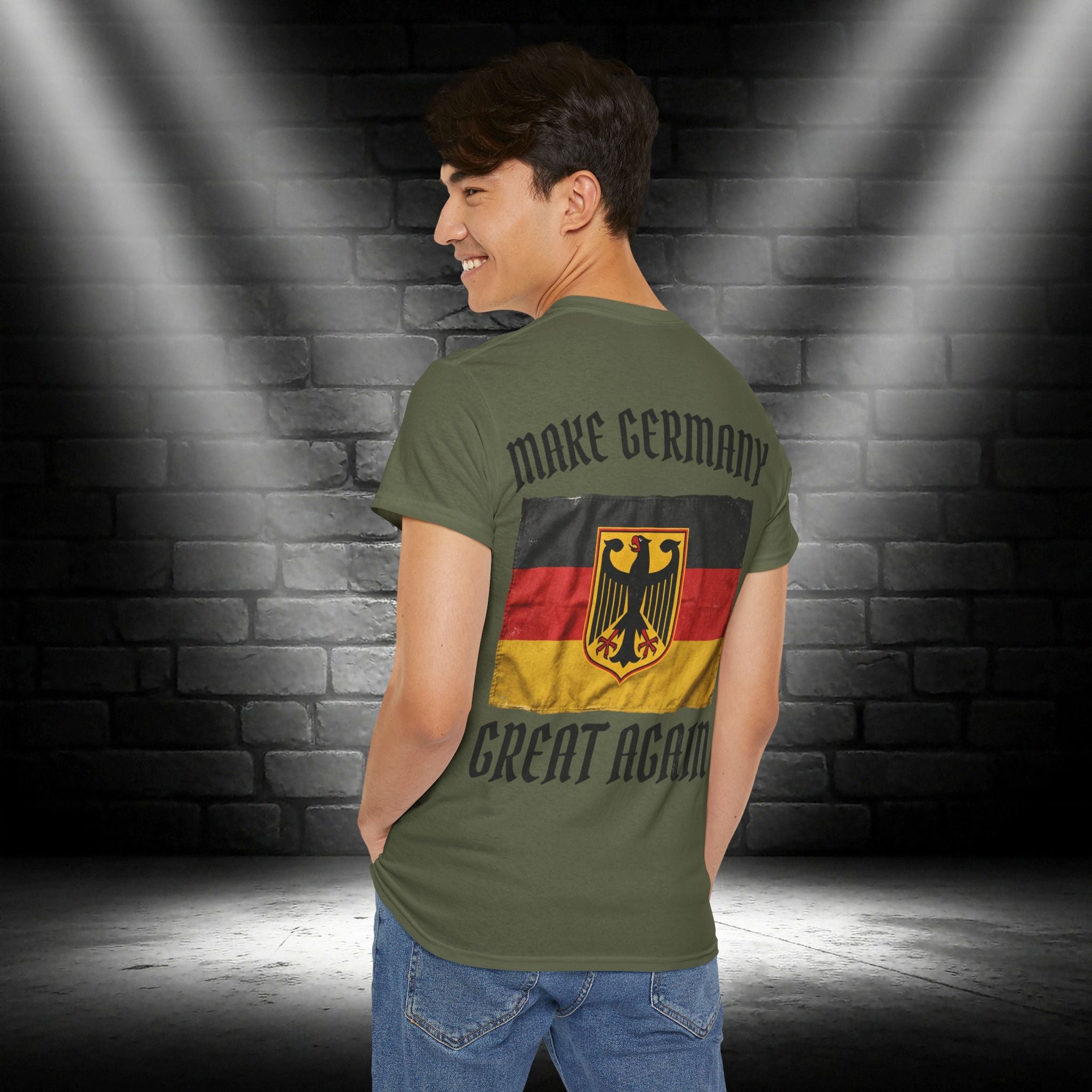 NATIONALSTOLZ T- Shirt Deutschland Flagge ,Make Germany Great Again"