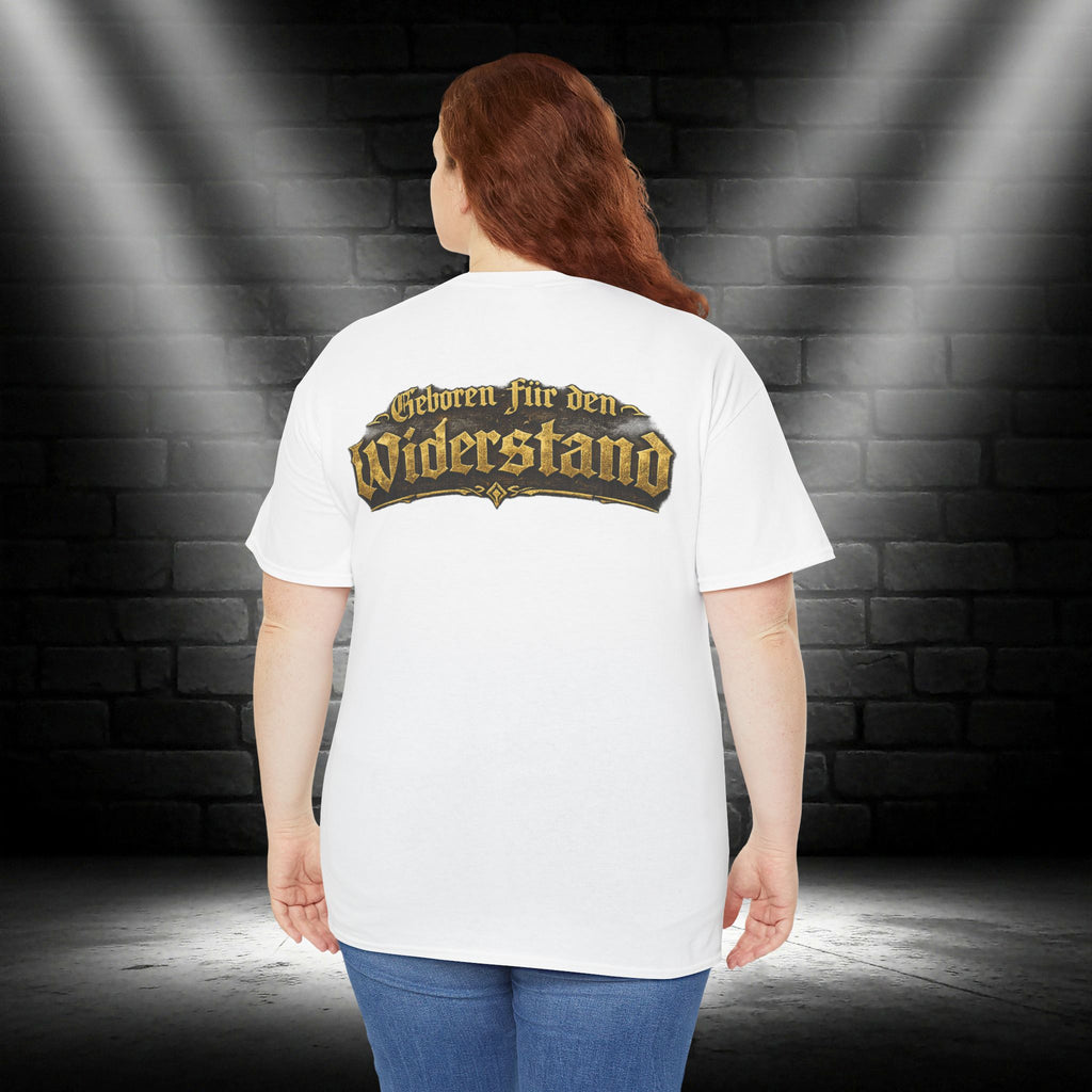 NATIONALSTOLZ T-Shirt ,,Geboren für den Widerstand" Patriot
