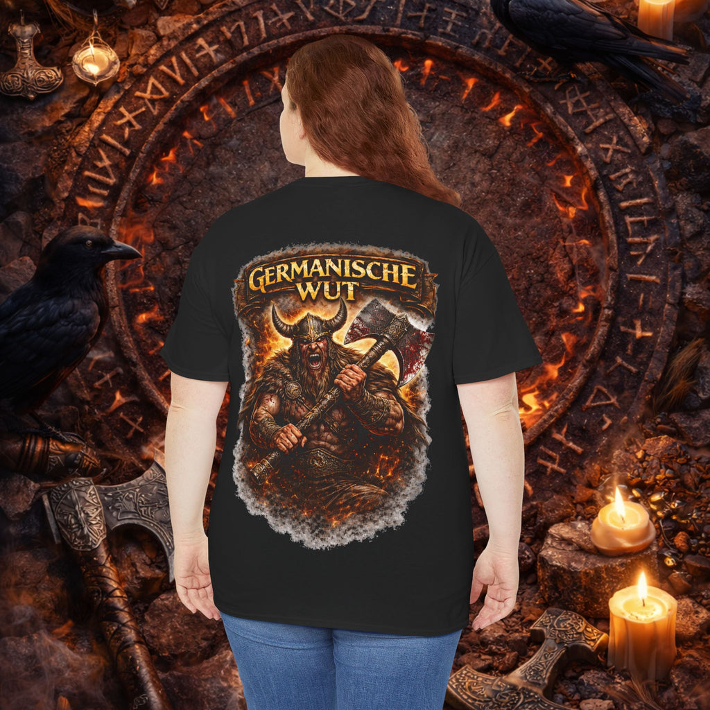 NORDIC PRIDE  T‑Shirt - "Germanische Wut" Warrior