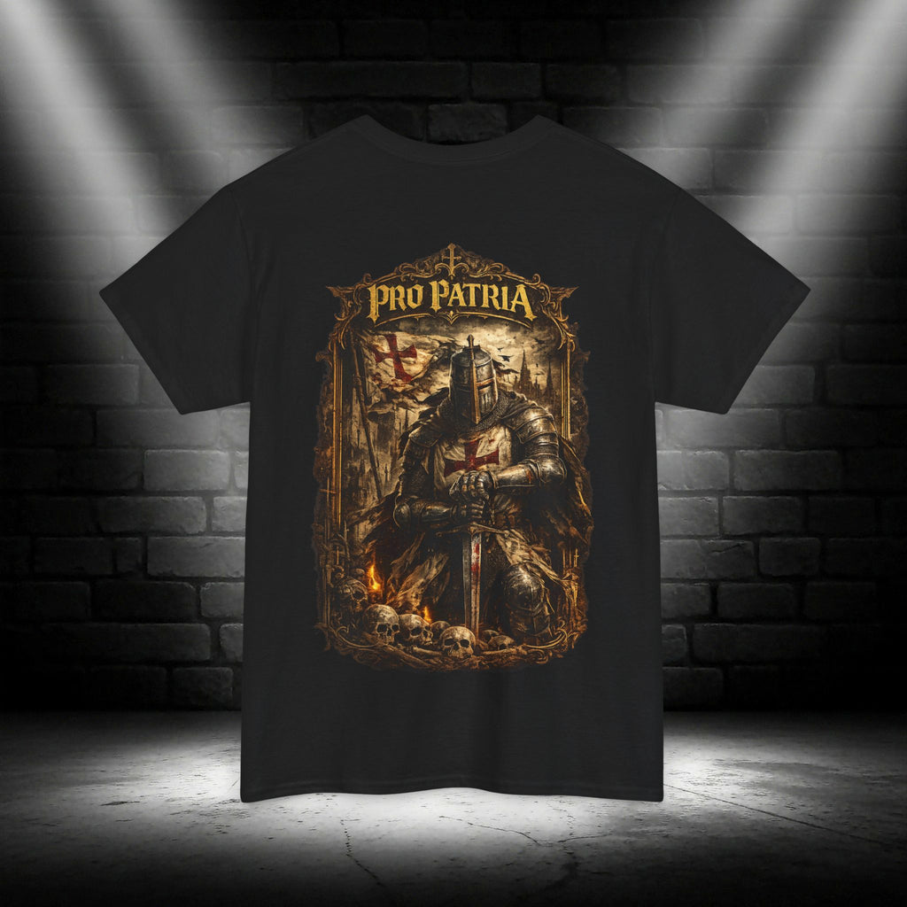 NATIONALSTOLZ  T - Shirt  ,,Pro Patria" Kreuzritter