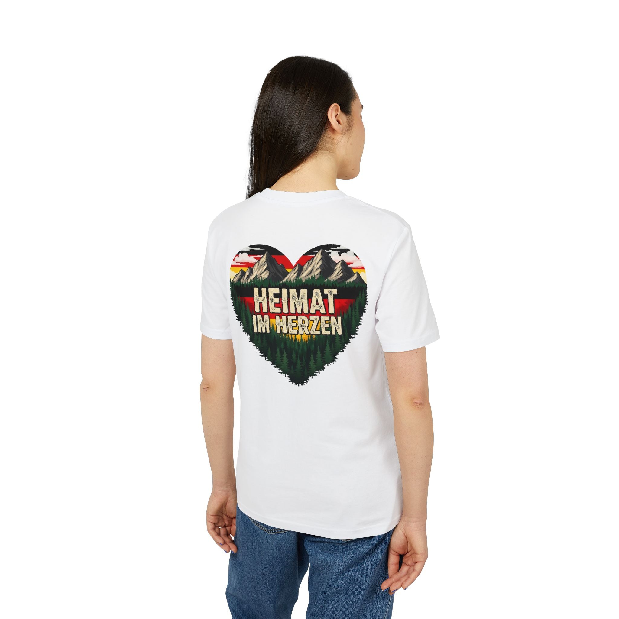 NATIONALSTOLZ   T Shirt -   "Heimat im Herzen"