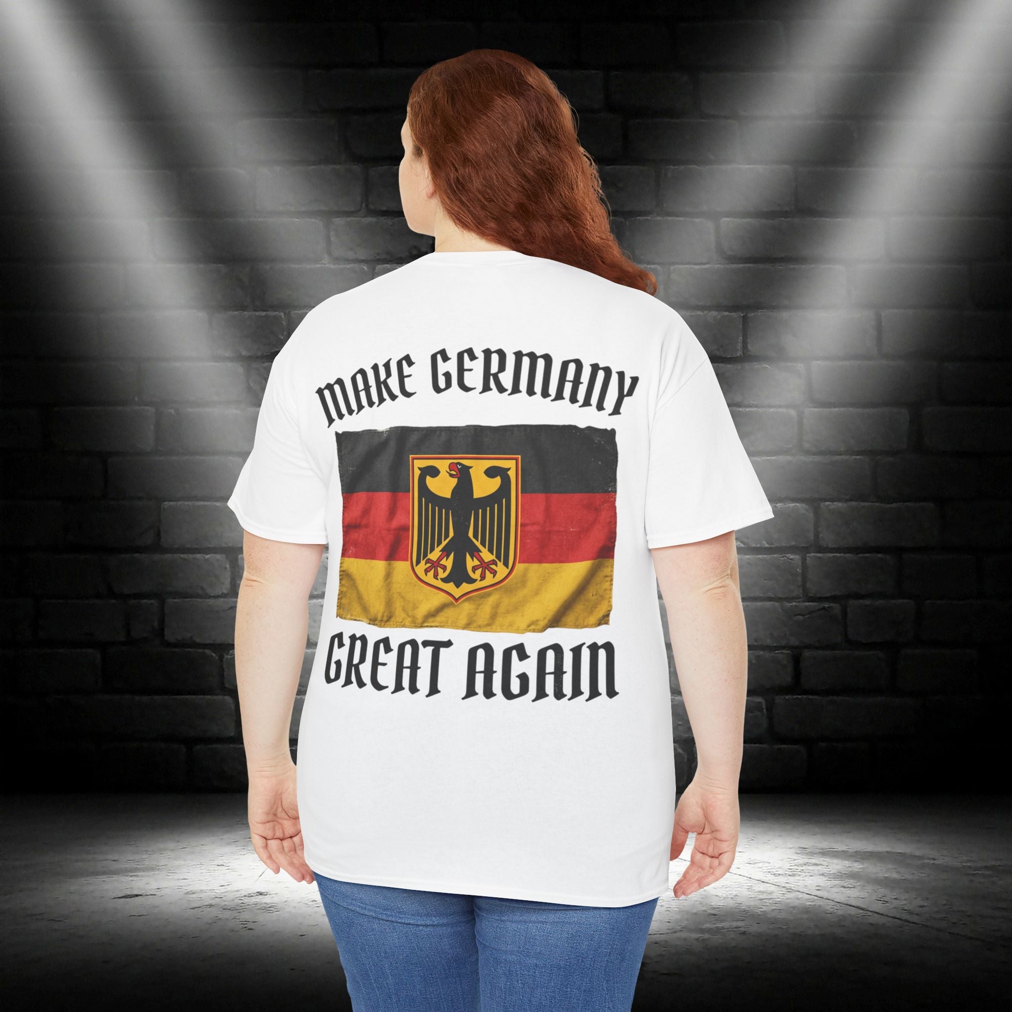NATIONALSTOLZ T- Shirt Deutschland Flagge ,Make Germany Great Again"