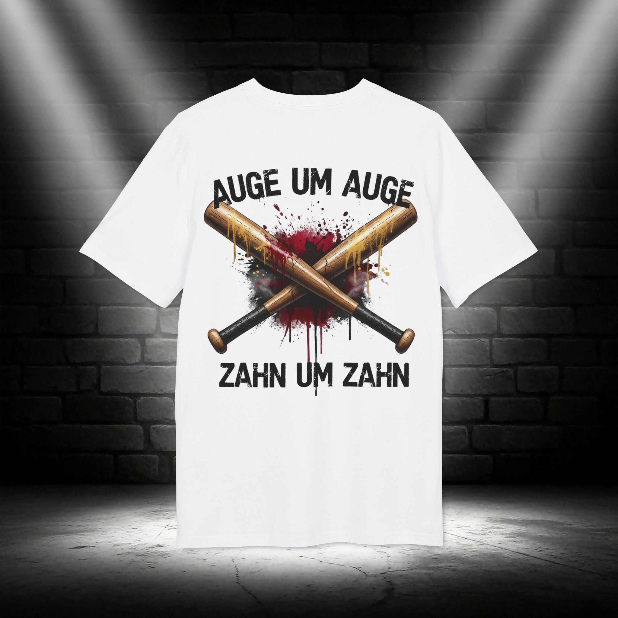 NATIONALSTOLZ T-Shirt Shirt "Auge um Auge, Zahn um Zahn"