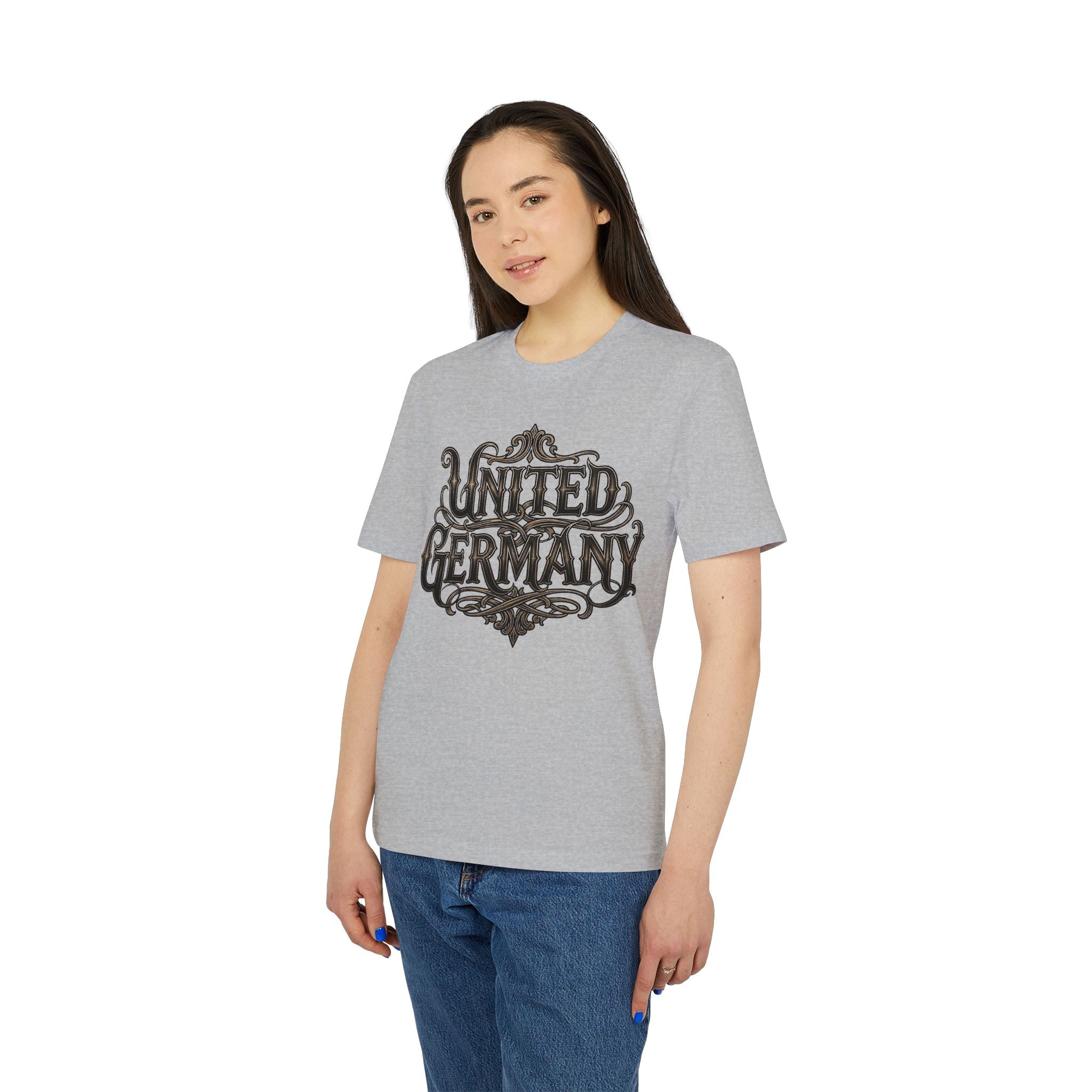 NATIONALSTOLZ ,,Ost - West Edition" — "United Germany"  Eagle Graphic ,Unisex T Shirt
