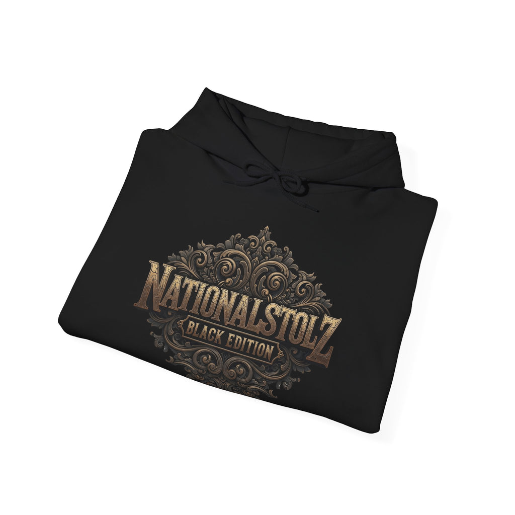 NATIONALSTOLZ ,,Black Edition" - Old School Patriot Hoodie