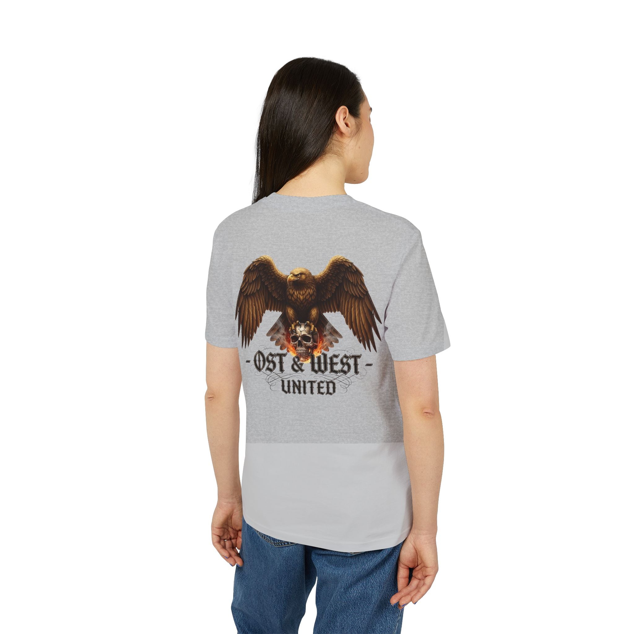 NATIONALSTOLZ - Ost & West Edition - Eagle & Skull 'Ost & West United' UnisexT-Shirt