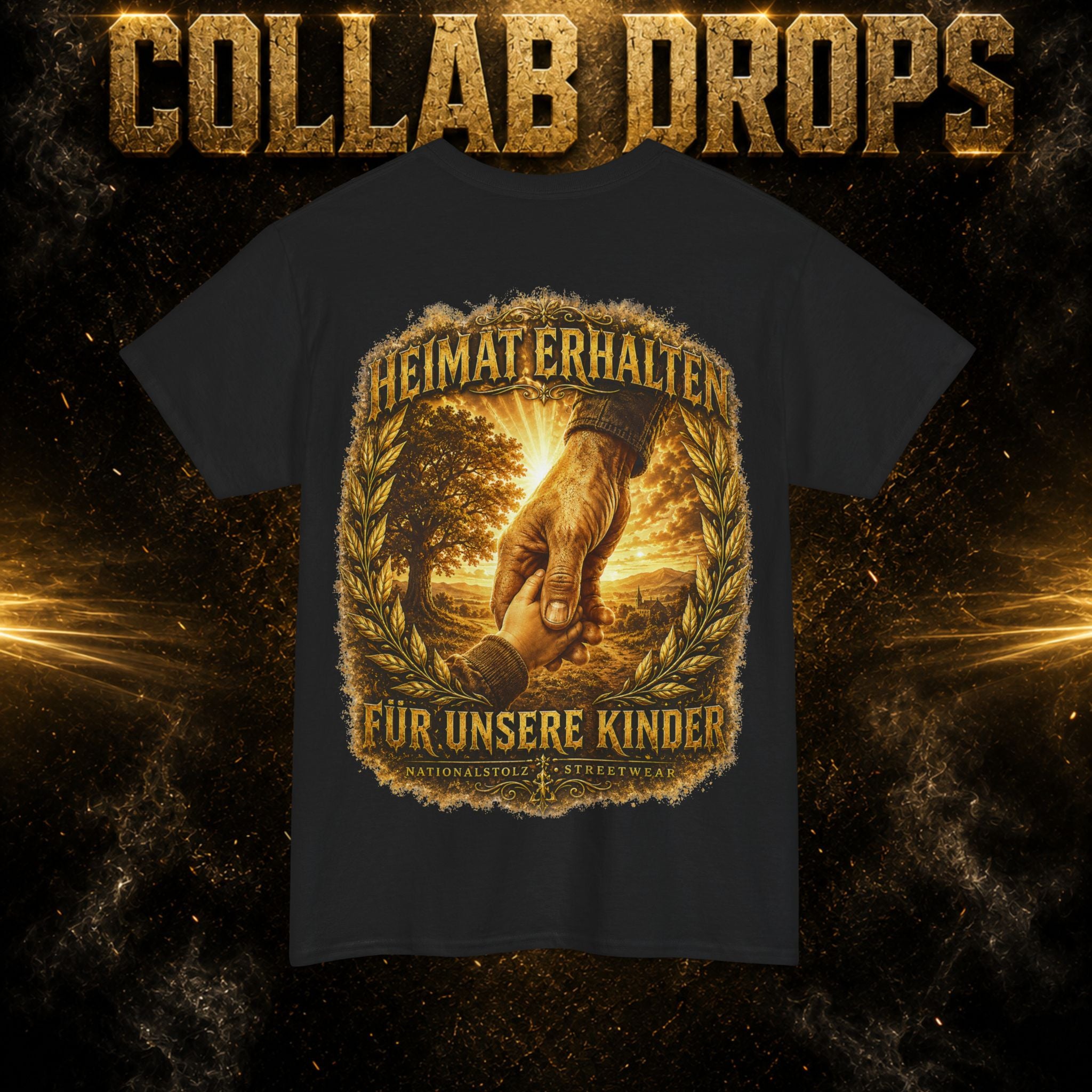 NATIONALSTOLZ  T Shirt "Heimat Erhalten" / Für unsere Kinder"