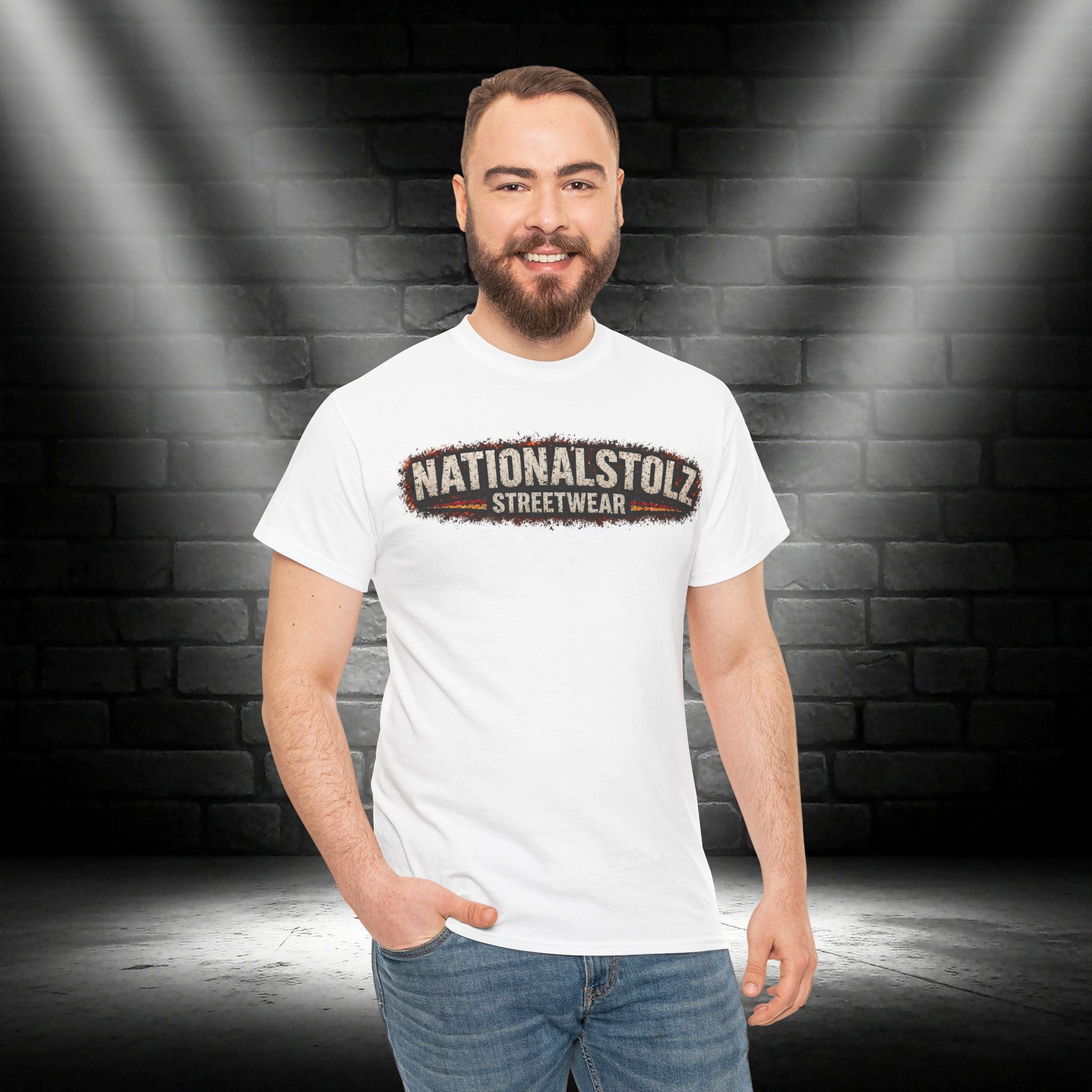 NATIONALSTOLZ T - Shirt - ,,Nationalstolz Streetwear Eichenlaub Logo"