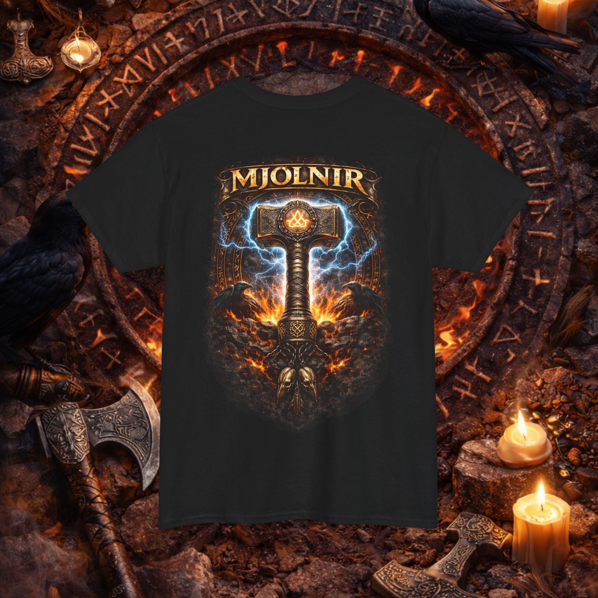 NORDIC PRIDE  T - Shirt - ,,Mjölnir"