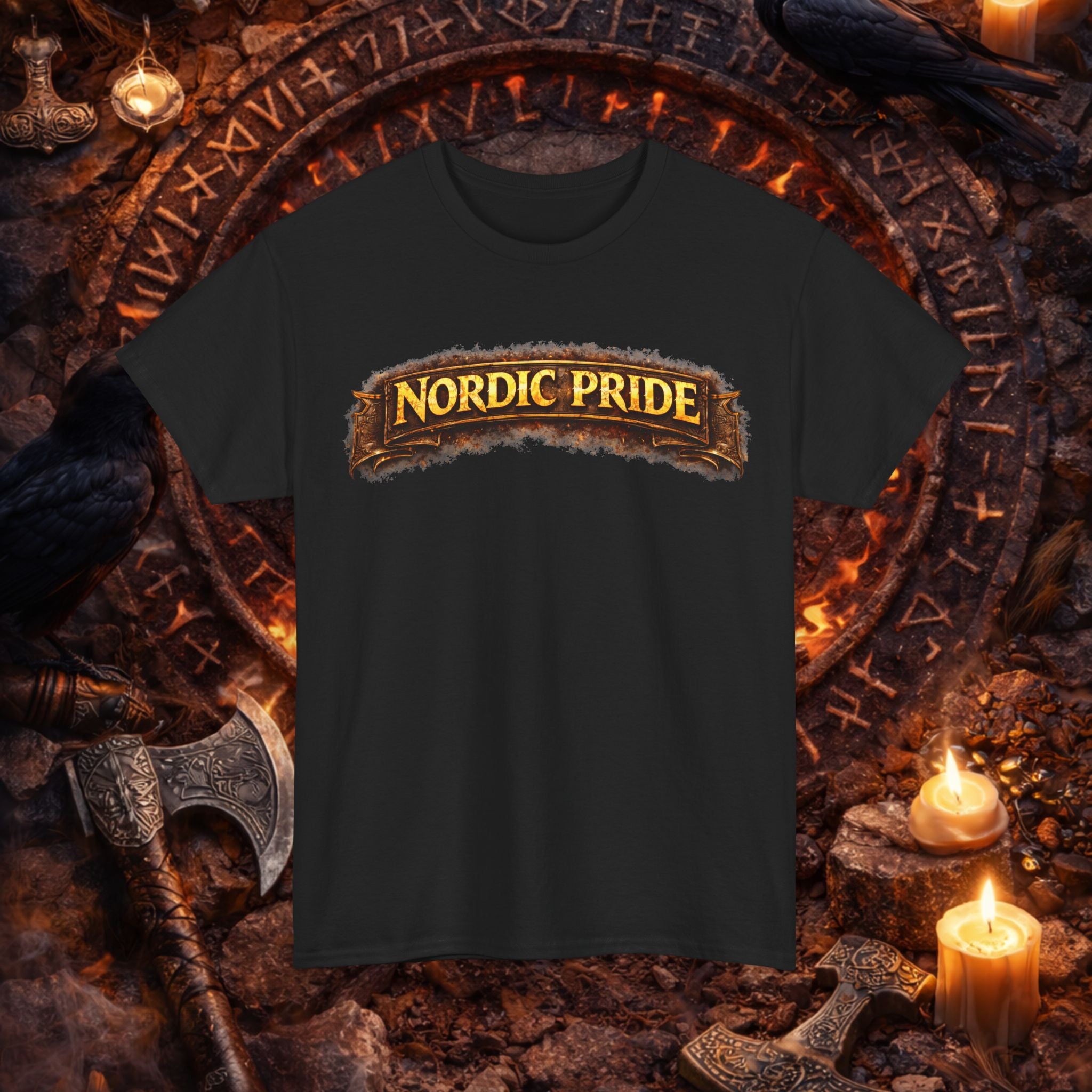 NORDIC PRIDE  T - Shirt - ,,Mjölnir"