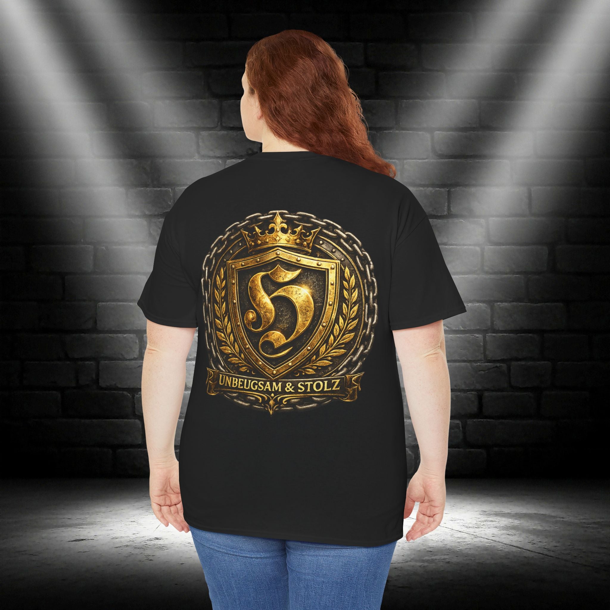 NATIONALSTOLZ  T-Shirt — 'Unbeugsam & Stolz' HOOLIGANS