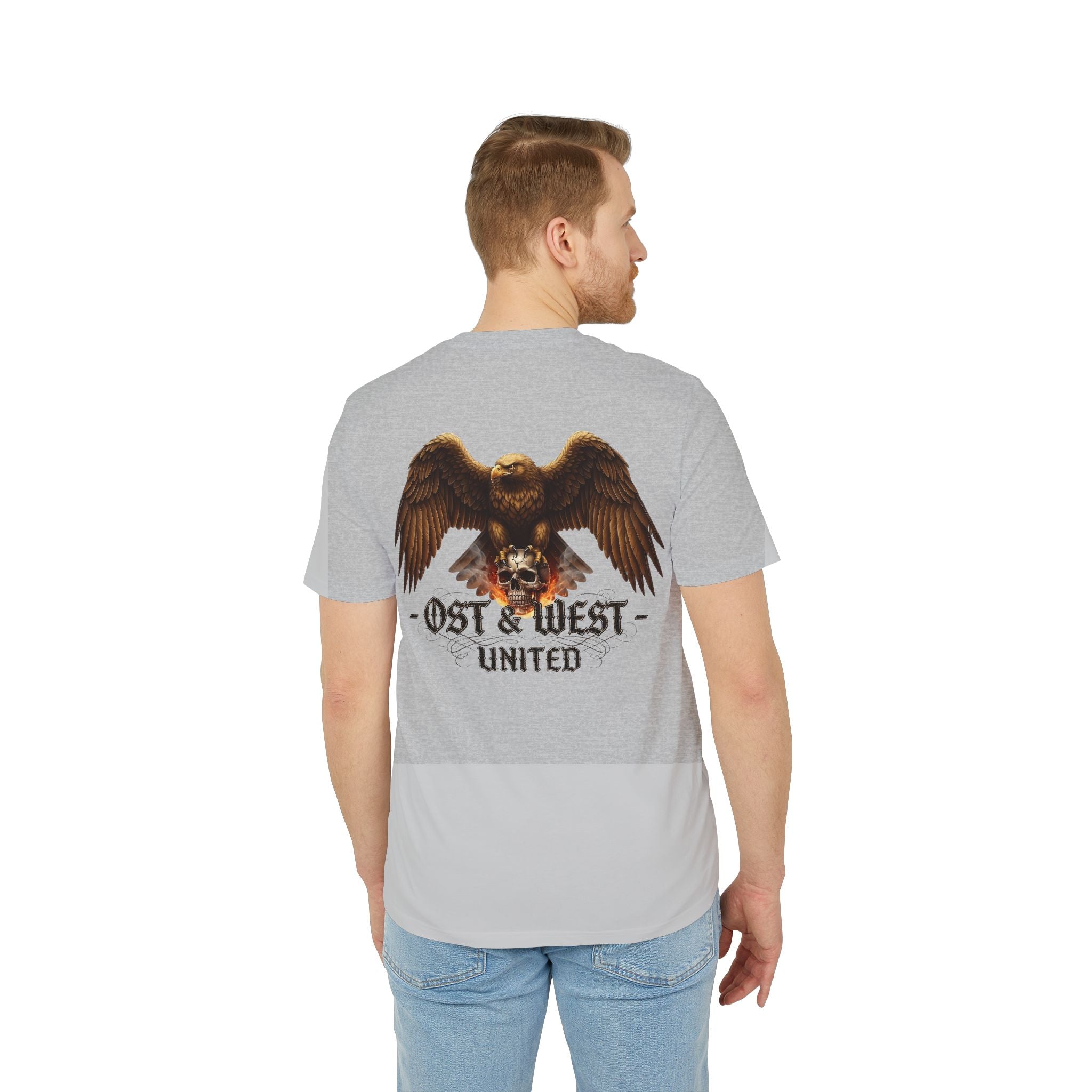 NATIONALSTOLZ - Ost & West Edition - Eagle & Skull 'Ost & West United' UnisexT-Shirt