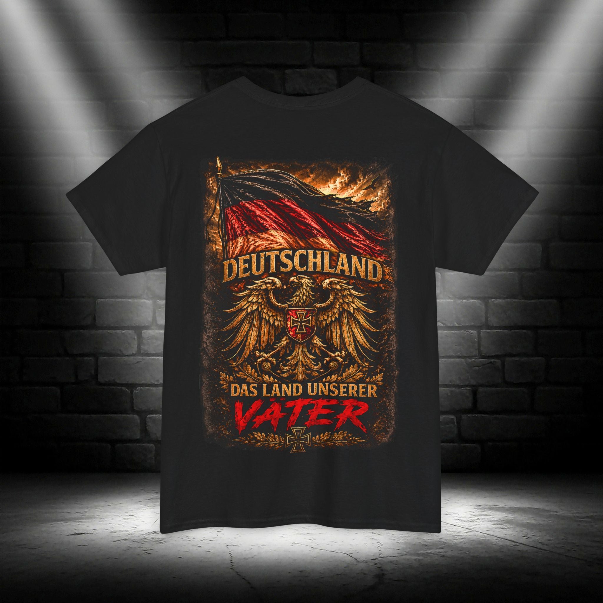 NATIONALSTOLZ T‑Shirt —  Deutschland -  "Das Land Unserer Vater,,
