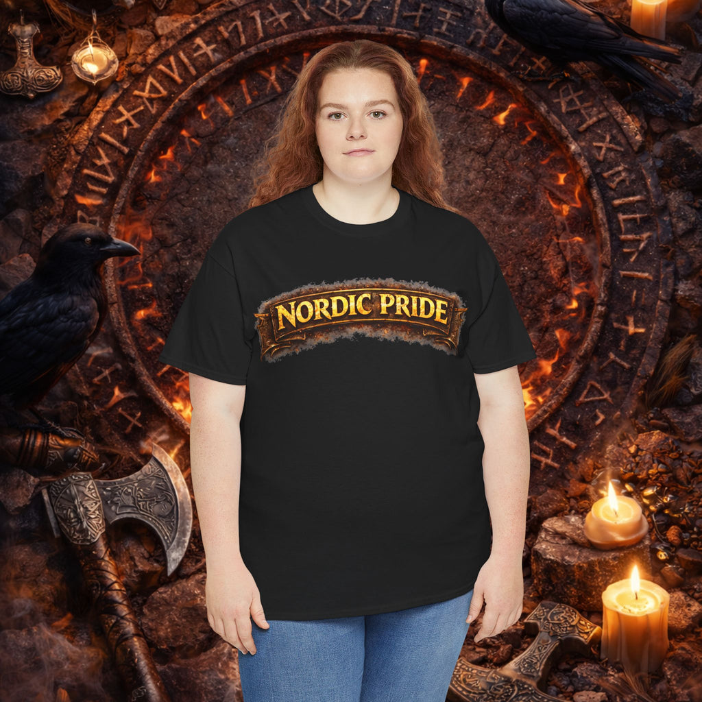 NORDIC PRIDE T‑Shirt - ,,Valhalla Schädel"
