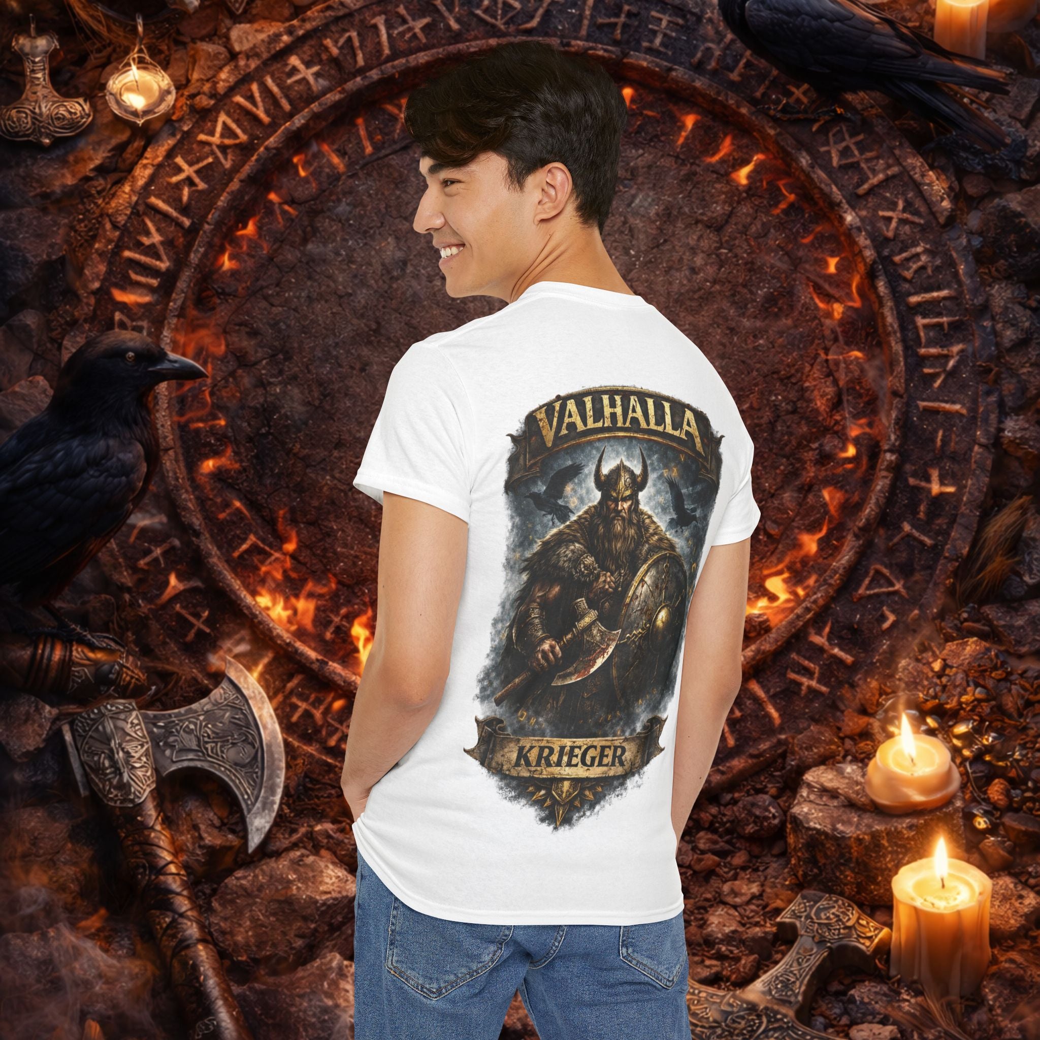 NORDIC PRIDE T - Shirt T-Shirt – ,,Valhalla Krieger"