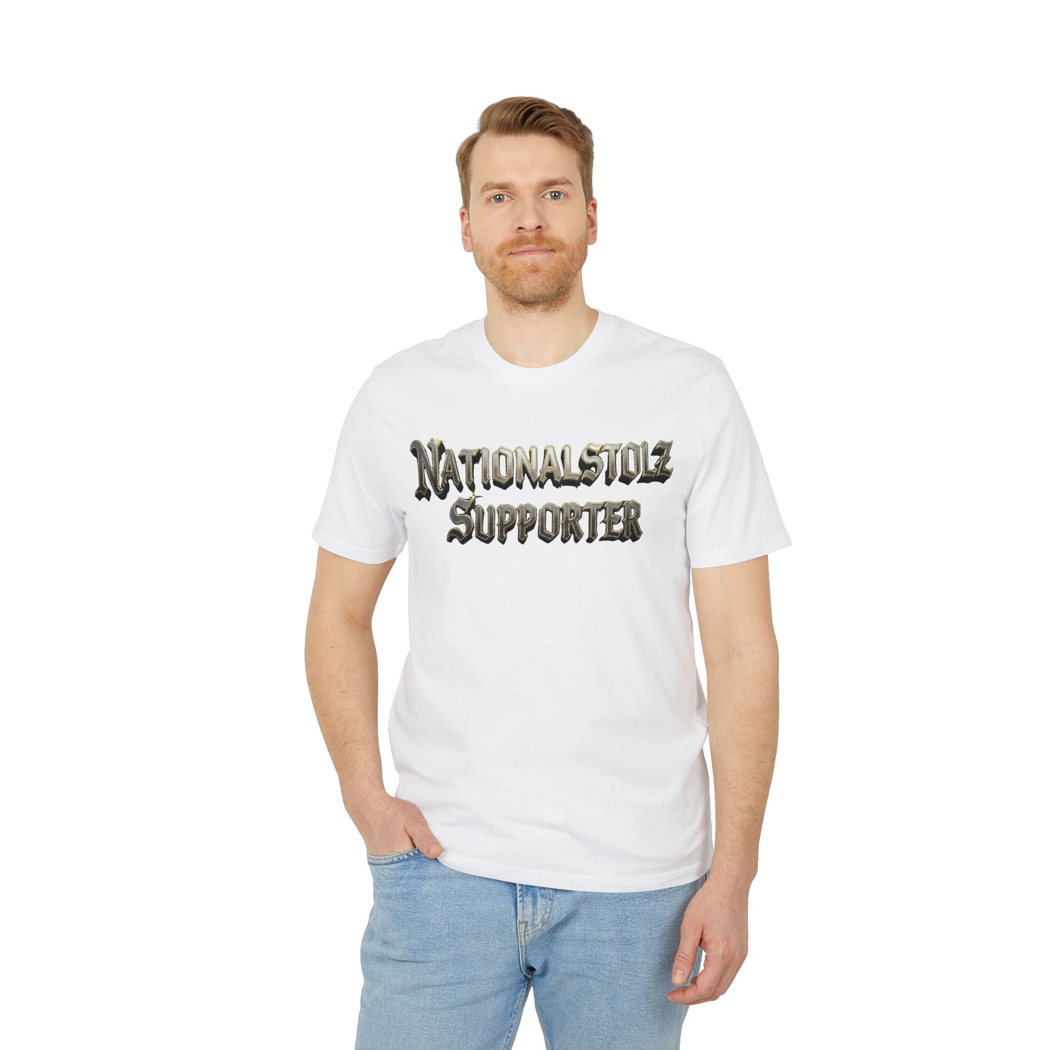 NATIONALSTOLZ  T-Shirt ,,Lieber stehend sterben als kniend Leben"