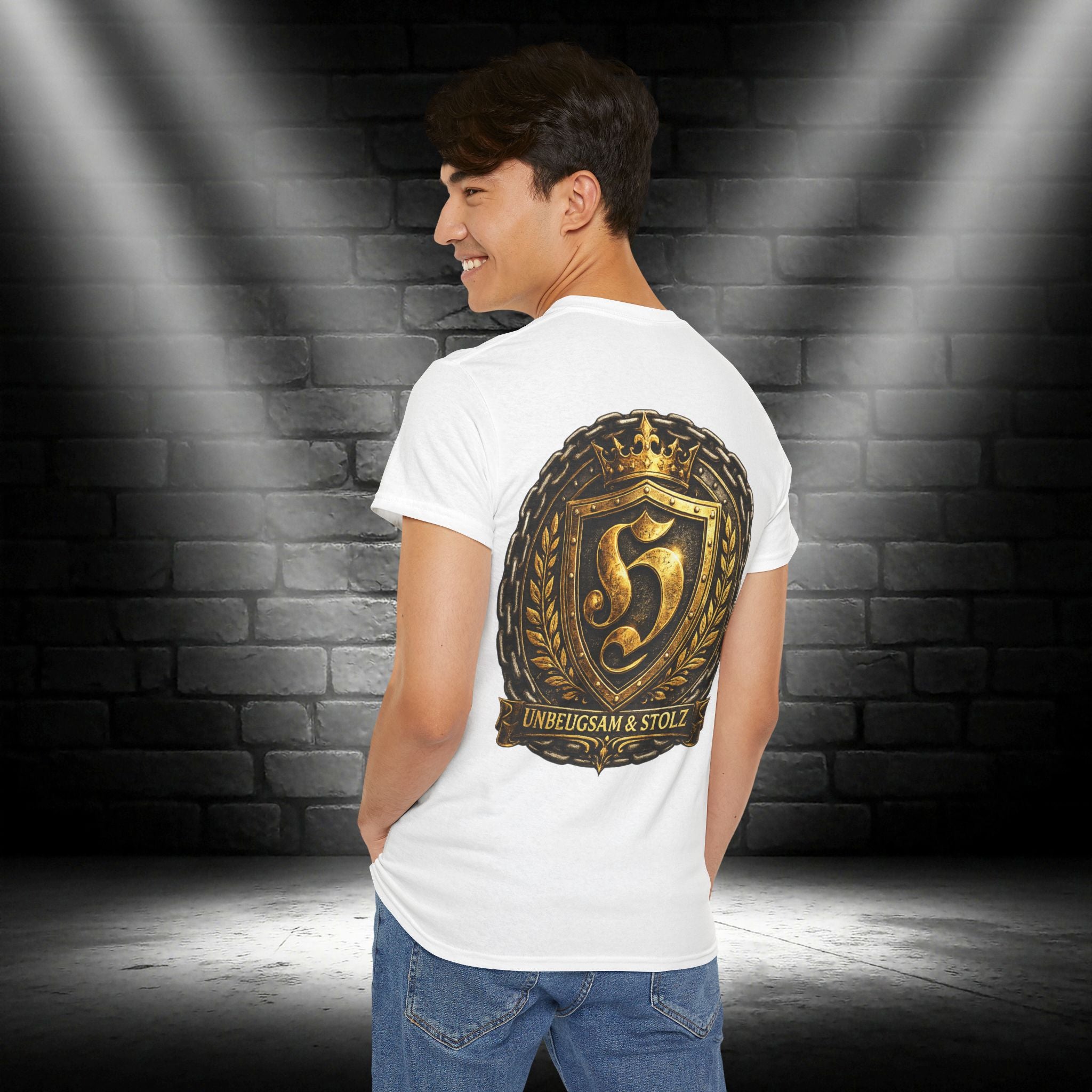 NATIONALSTOLZ  T-Shirt — 'Unbeugsam & Stolz' HOOLIGANS