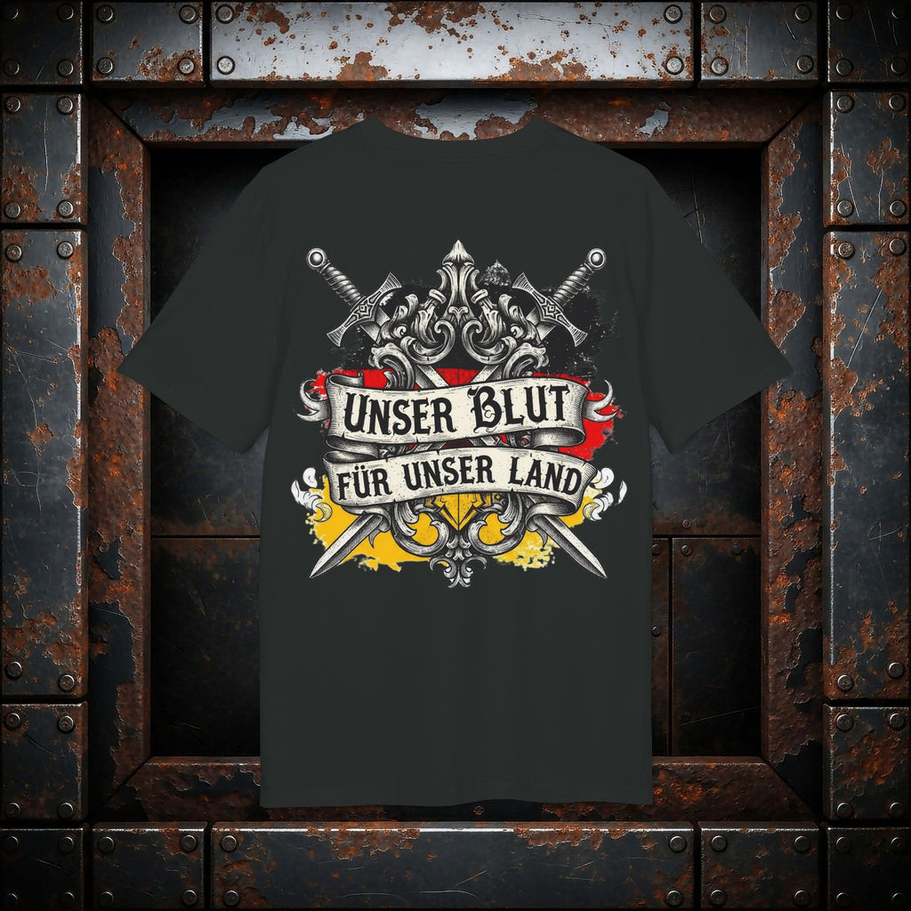 NATIONALSTOLZ T-Shirt ,,Unser Blut für unser Land"