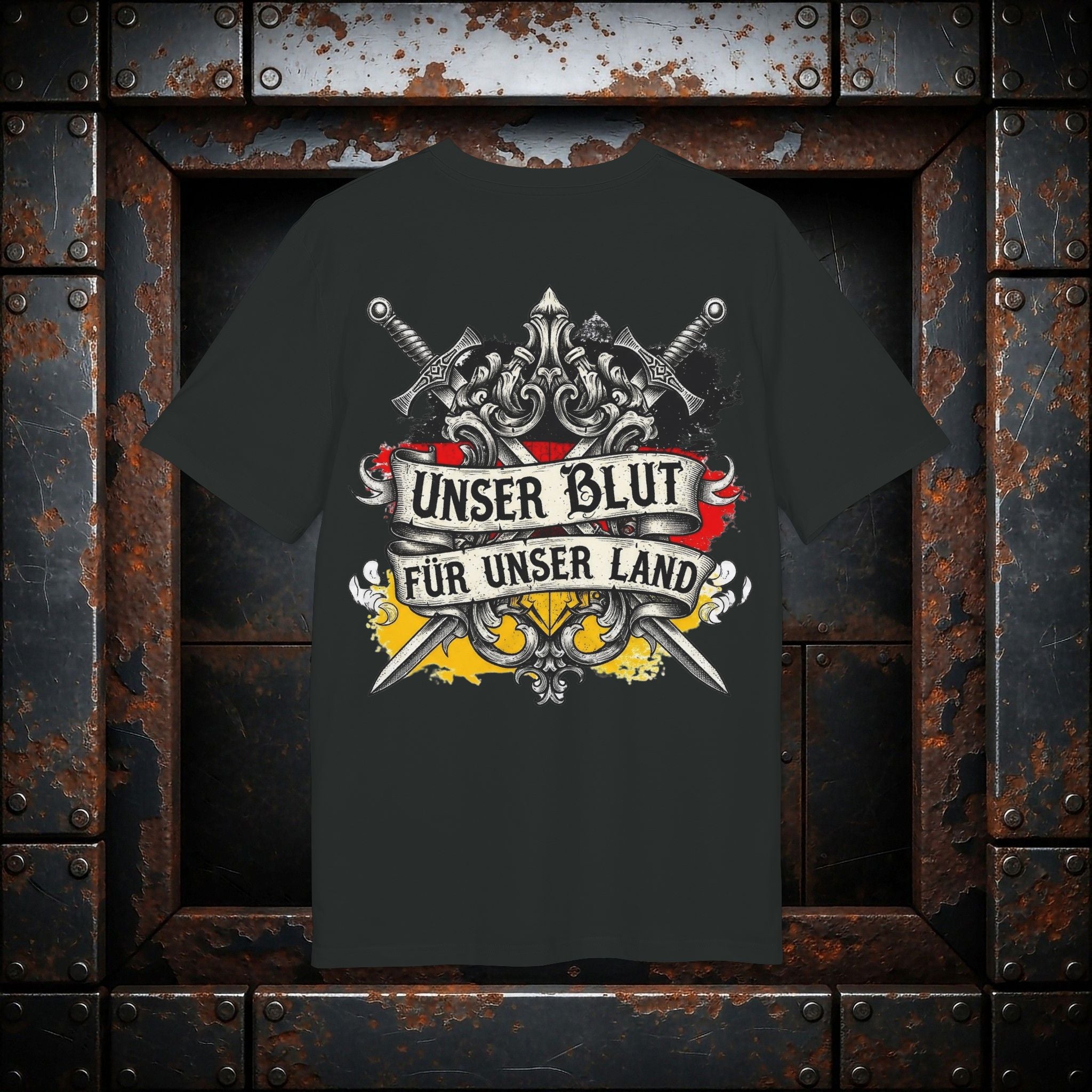 NATIONALSTOLZ T-Shirt ,,Unser Blut für unser Land"