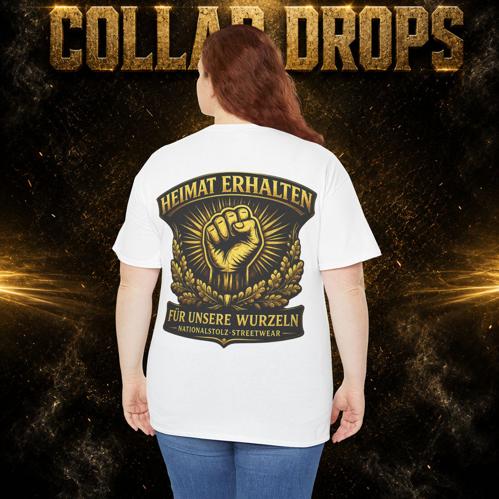 NATIONALSTOLZ & HEIMAT ERHALTEN COLLAB T-Shirt - ,,Für Unsere Wurzeln"