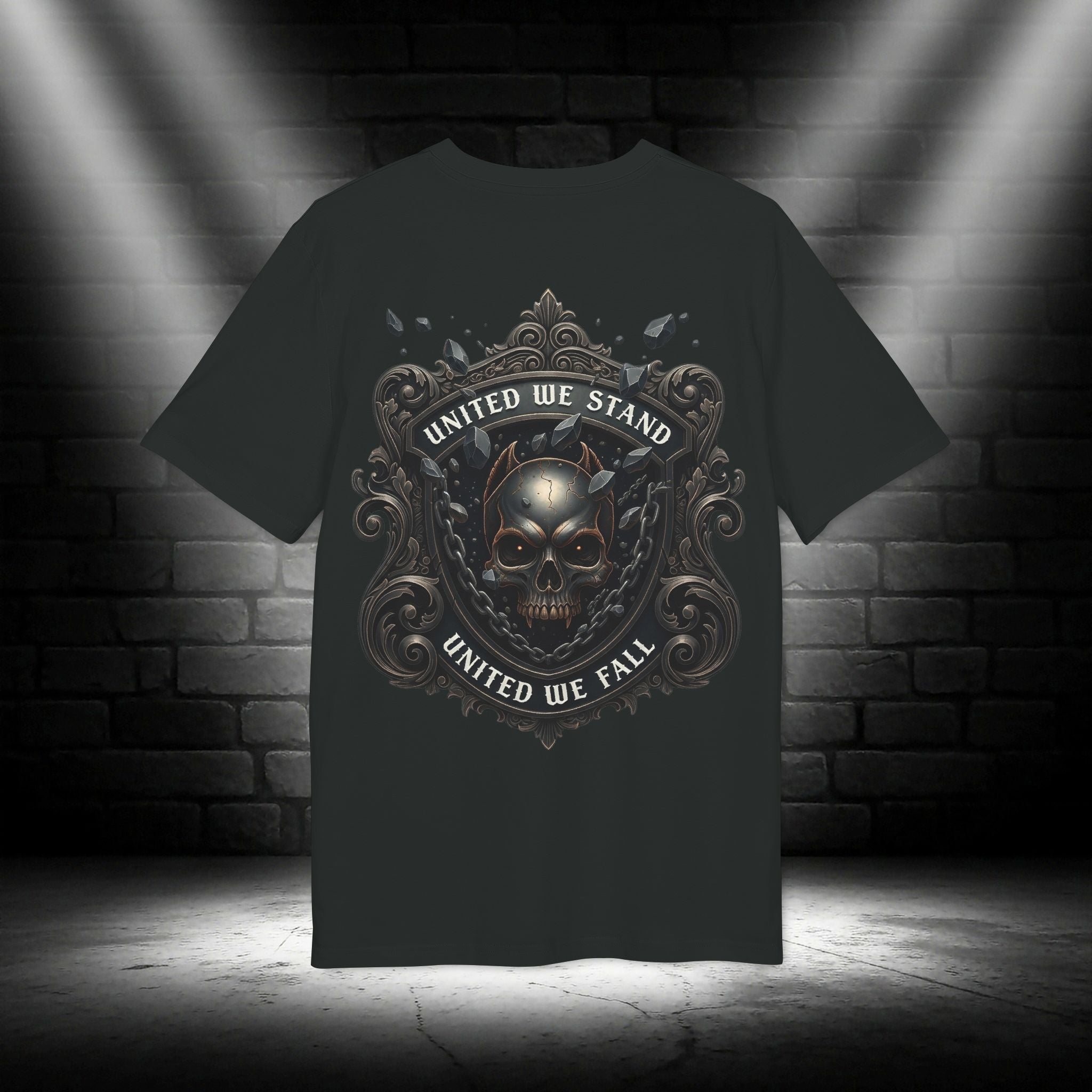 NATIONALSTOLZ ,,Patriot"  T-Shirt UNISEX — "United We Stand, United We Fall"