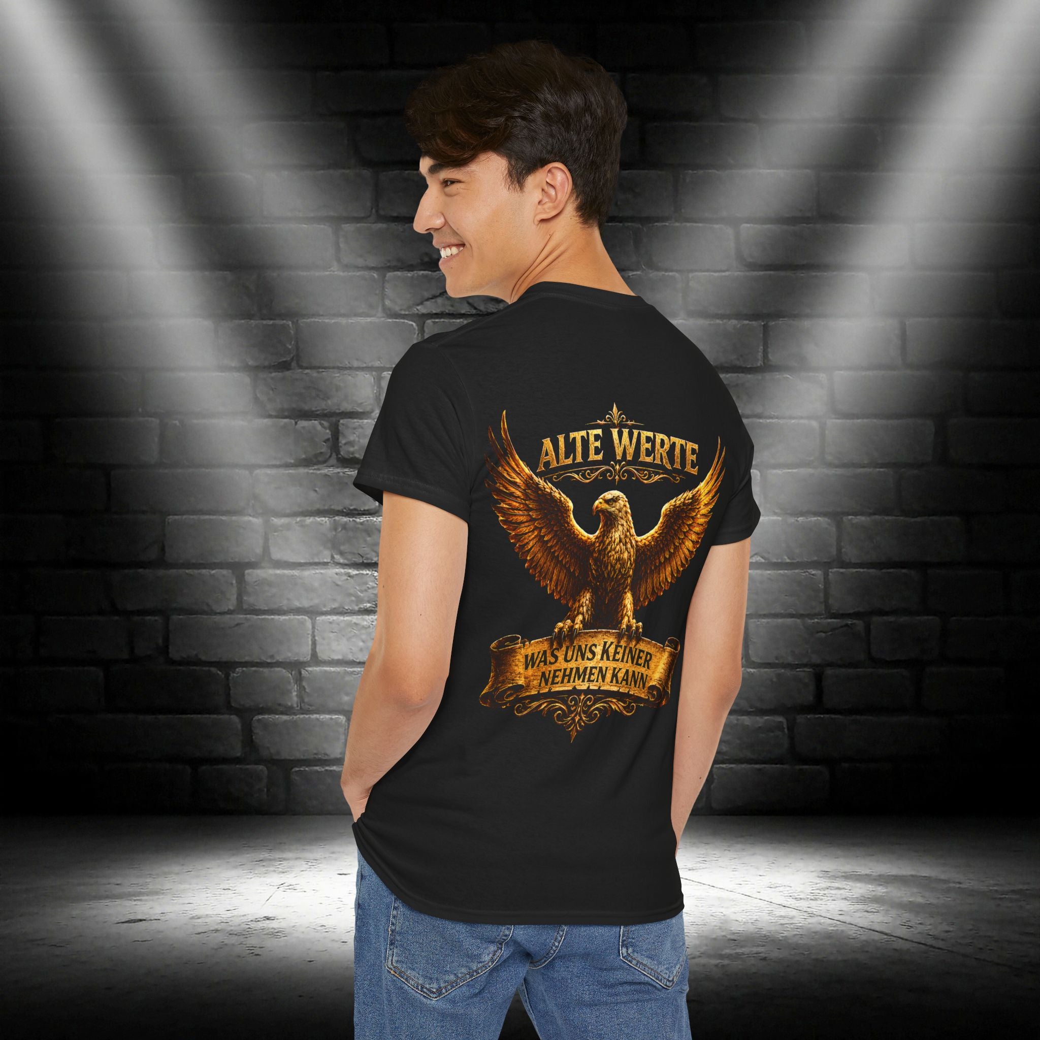 NATIONALSTOLZ T - Shirt  ,,Alte Werte – Was Uns Keiner Nehmen Kann"