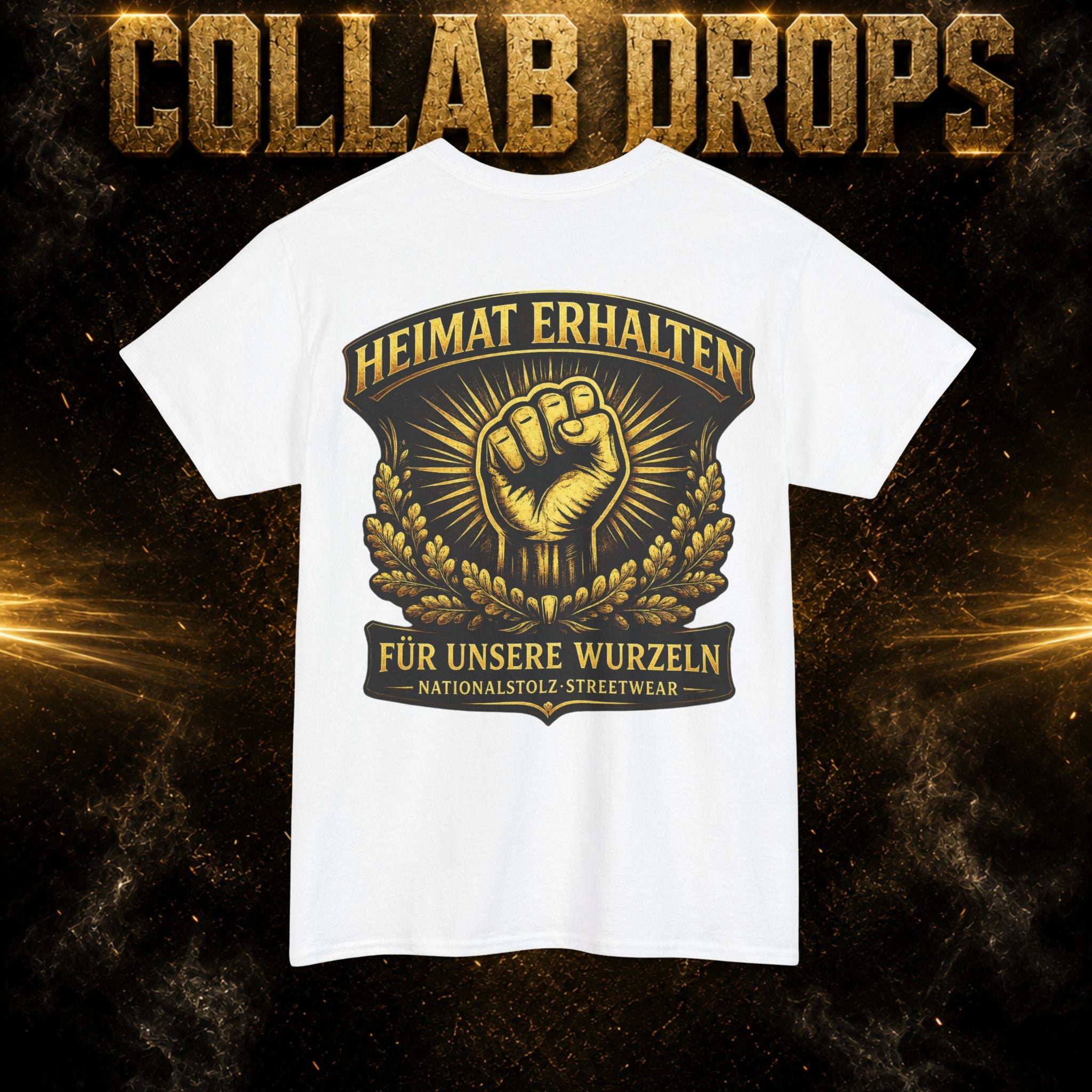 NATIONALSTOLZ & HEIMAT ERHALTEN COLLAB T-Shirt - ,,Für Unsere Wurzeln"