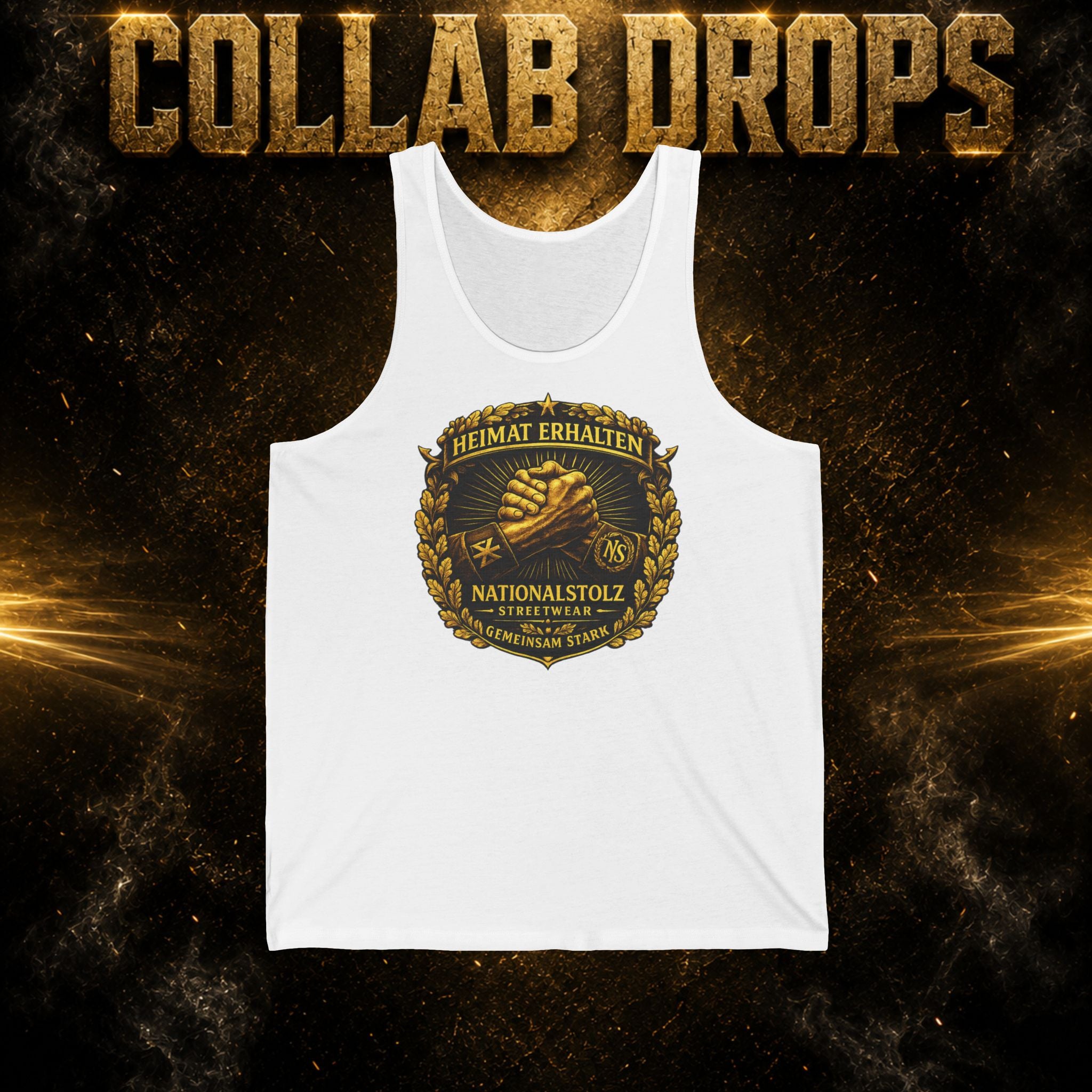 NATIONALSTOLZ & HEIMAT ERHALTEN COLLAB Tank Top - ,,Gemeinsam Stark"