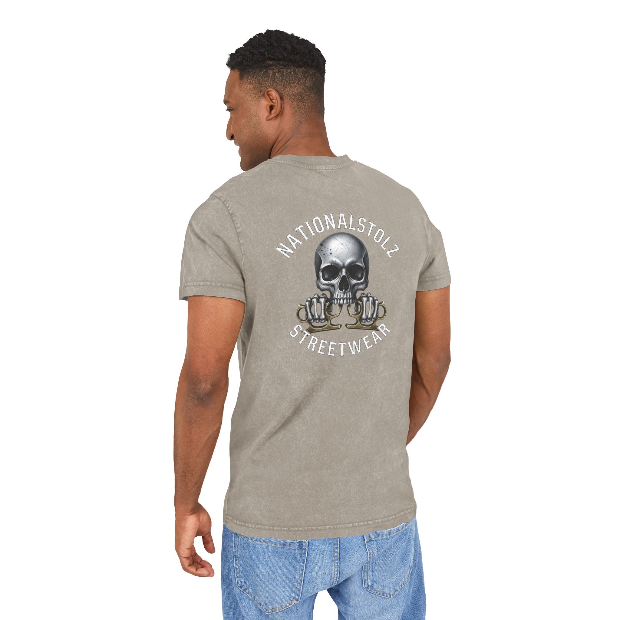 Nationalstolz Streetwear - Skull Schlagring Motiv