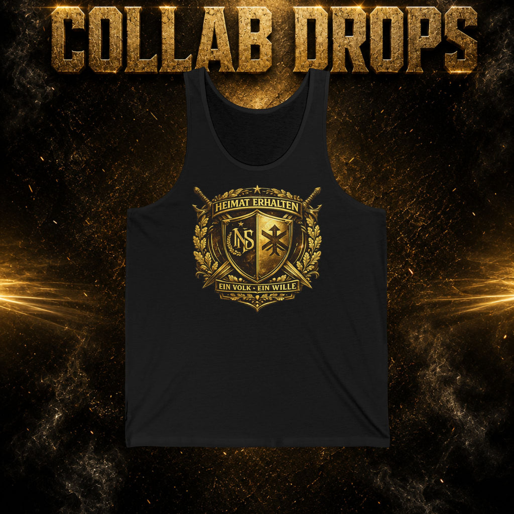 NATIONALSTOLZ & HEIMAT ERHALTEN COLLAB Tank Top - Wappen ,,Ein Volk - Ein Wille