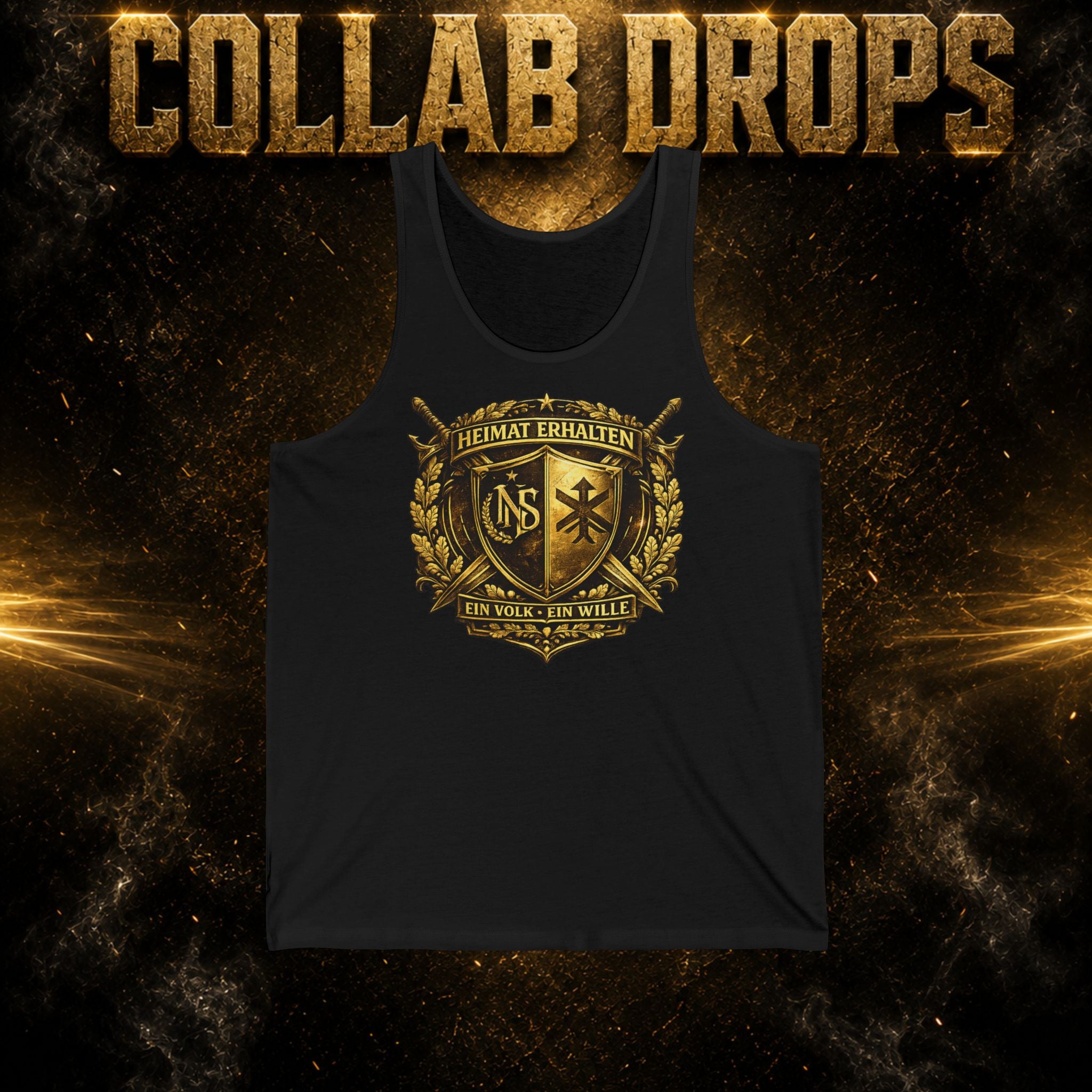 NATIONALSTOLZ & HEIMAT ERHALTEN COLLAB Tank Top - Wappen ,,Ein Volk - Ein Wille