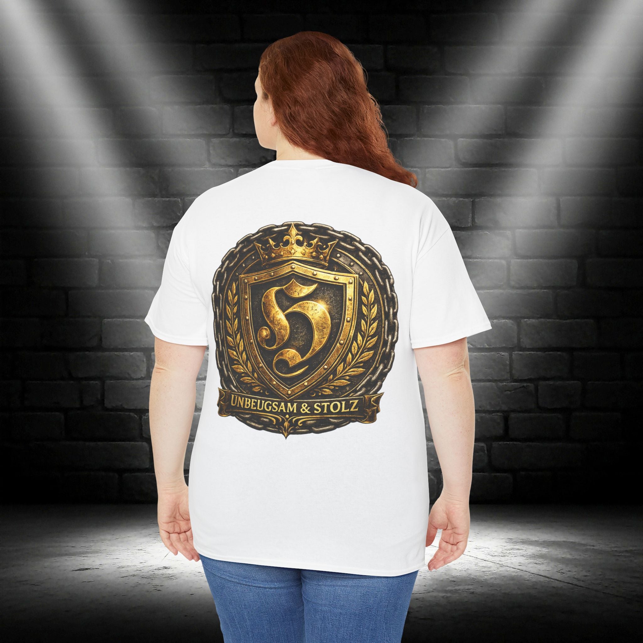 NATIONALSTOLZ  T-Shirt — 'Unbeugsam & Stolz' HOOLIGANS