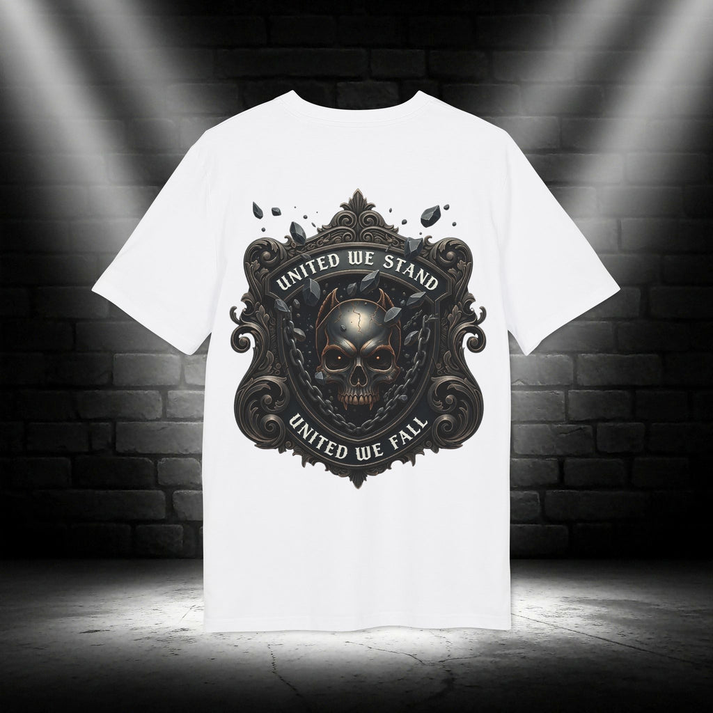 NATIONALSTOLZ ,,Patriot"  T-Shirt UNISEX — "United We Stand, United We Fall"