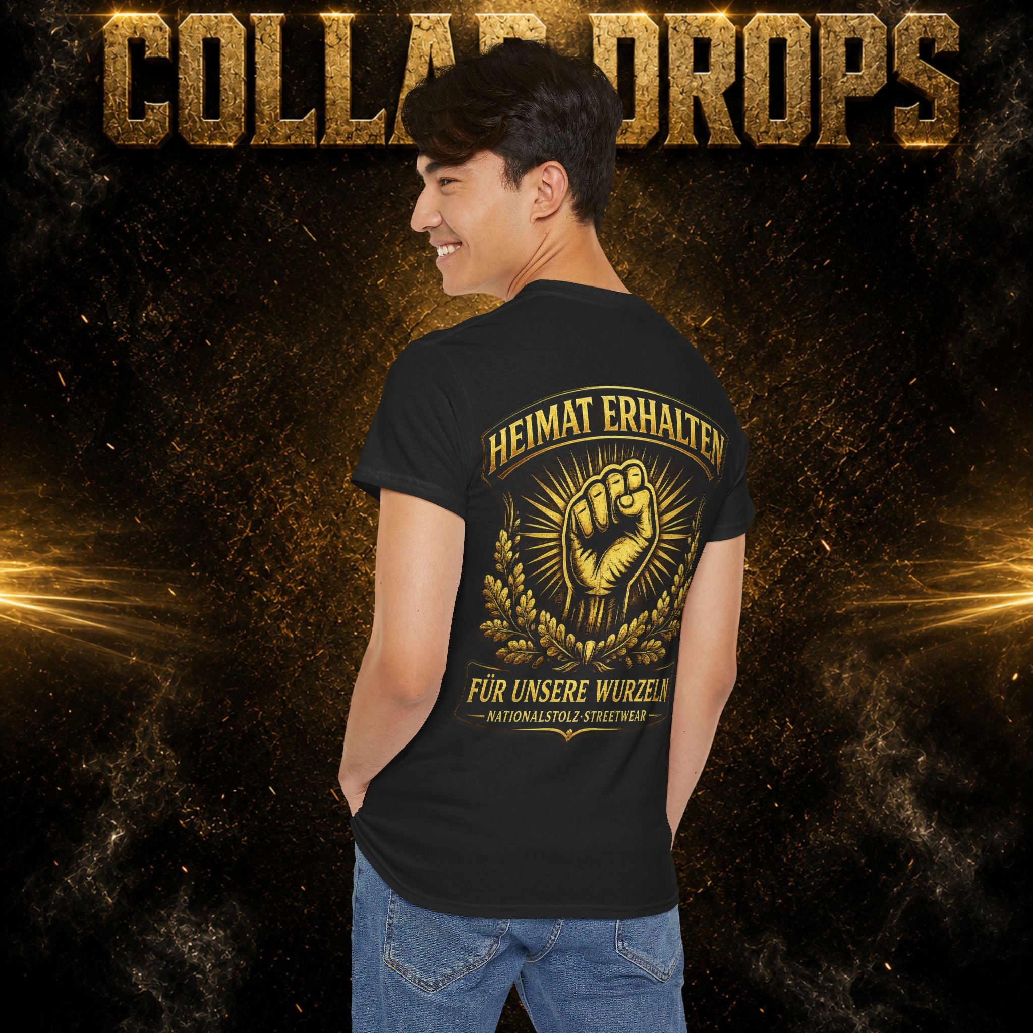 NATIONALSTOLZ & HEIMAT ERHALTEN COLLAB T-Shirt - ,,Für Unsere Wurzeln"