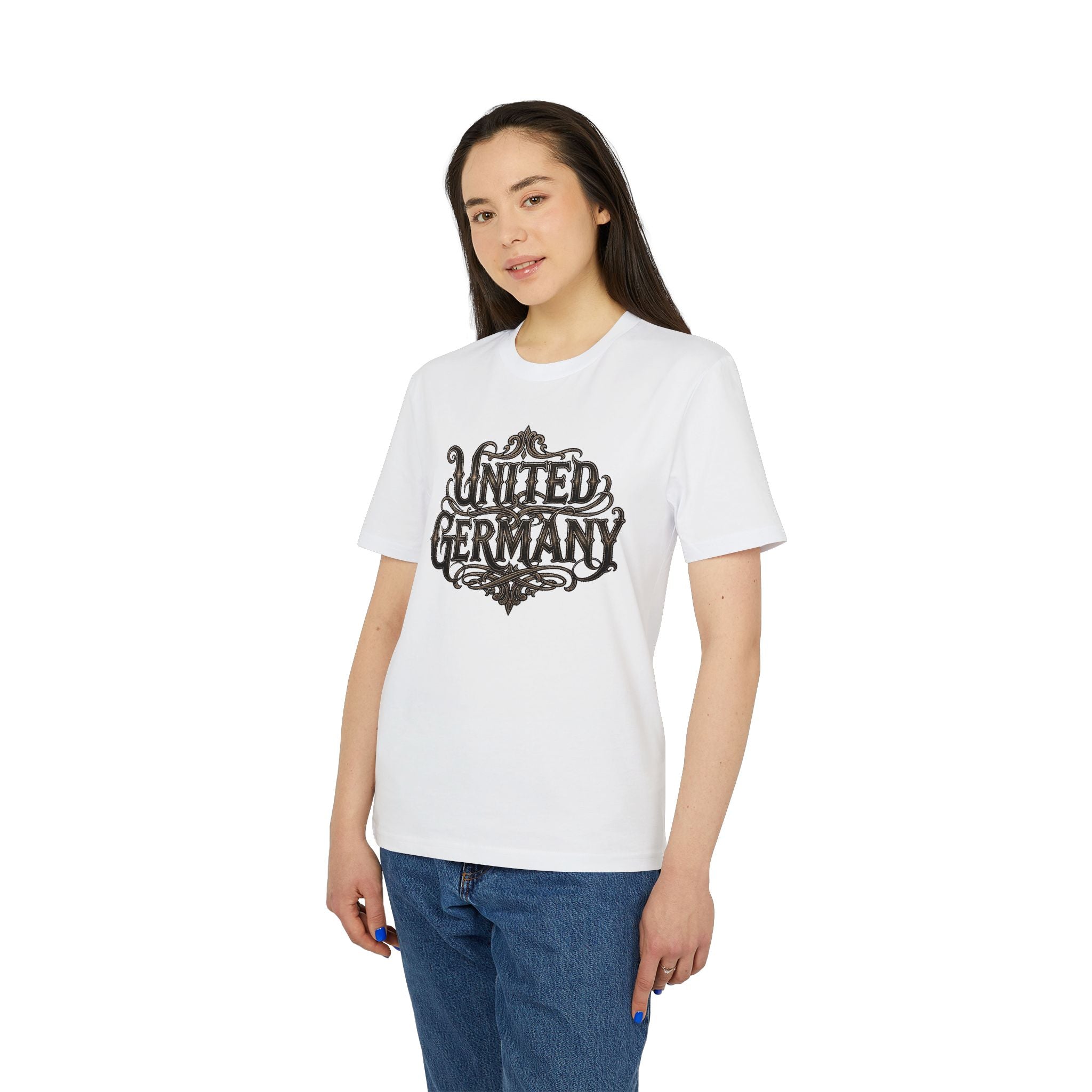 NATIONALSTOLZ ,,OST- WEST" Edition "United Germany"  | Ost & West Gemeinsam Marschieren Patriotic T Shirt
