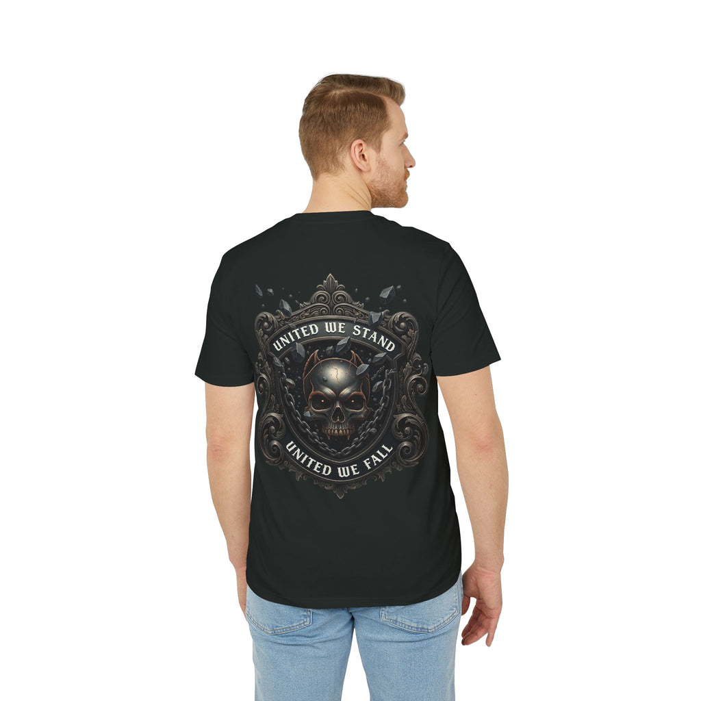 NATIONALSTOLZ ,,Patriot"  T-Shirt UNISEX — "United We Stand, United We Fall"
