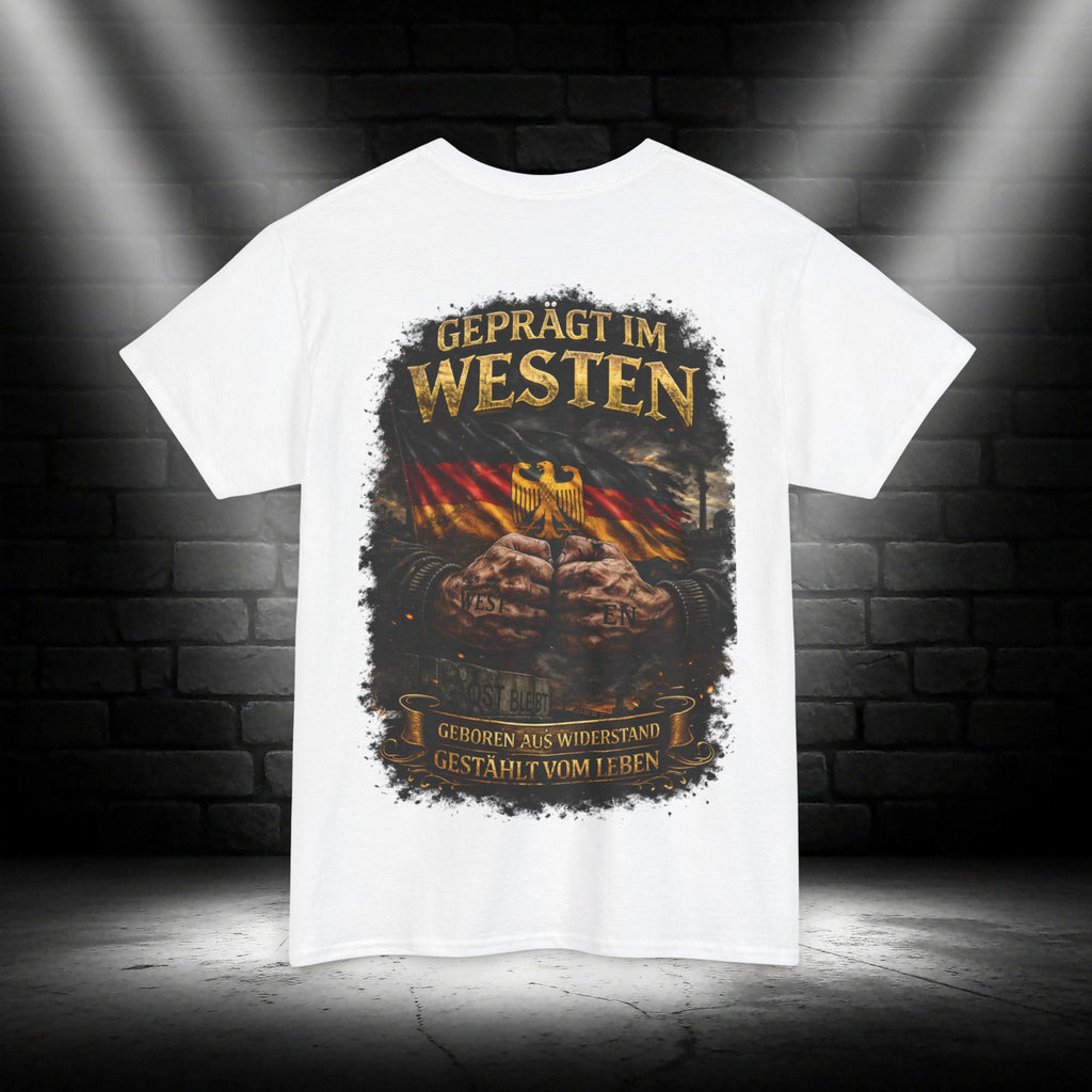 NATIONALSTOLZ T- Shirt-Deutschland ,,Geprägt im Westen"