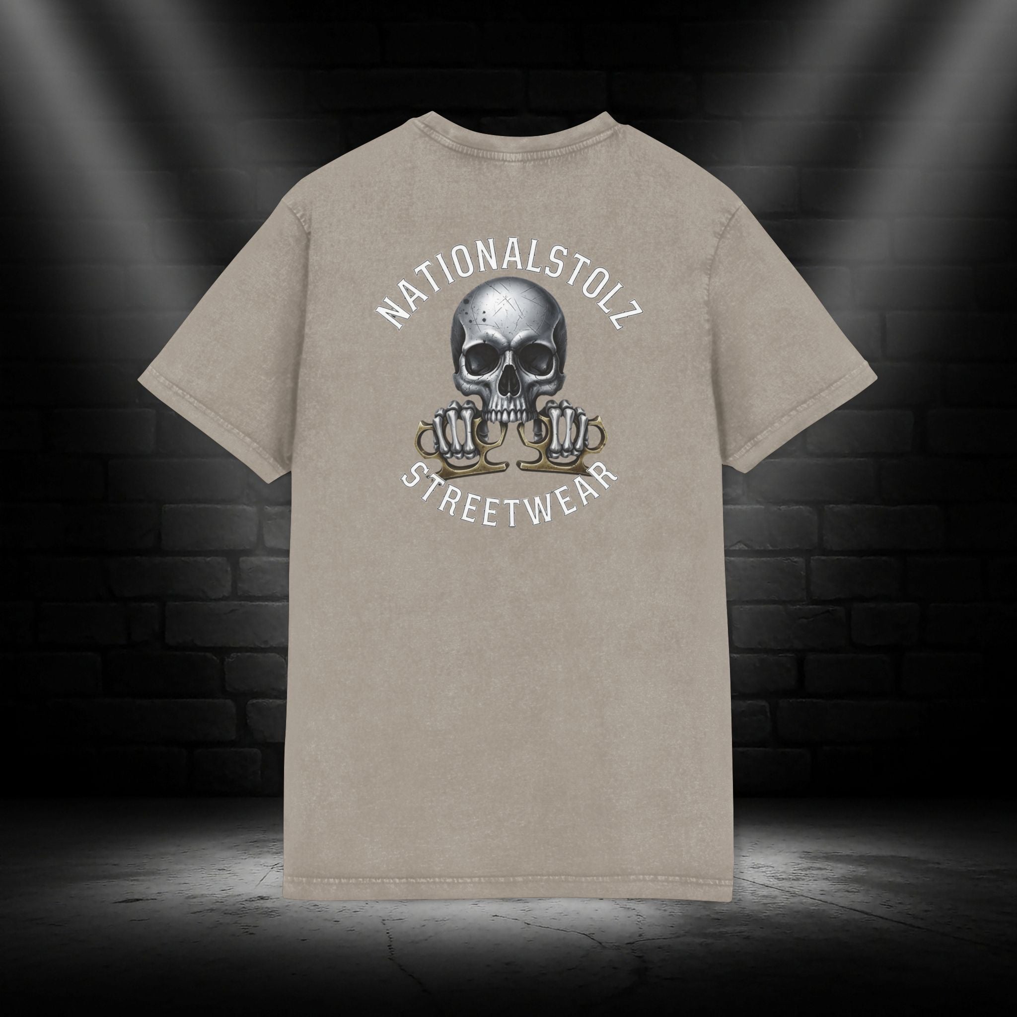 Nationalstolz Streetwear - Skull Schlagring Motiv