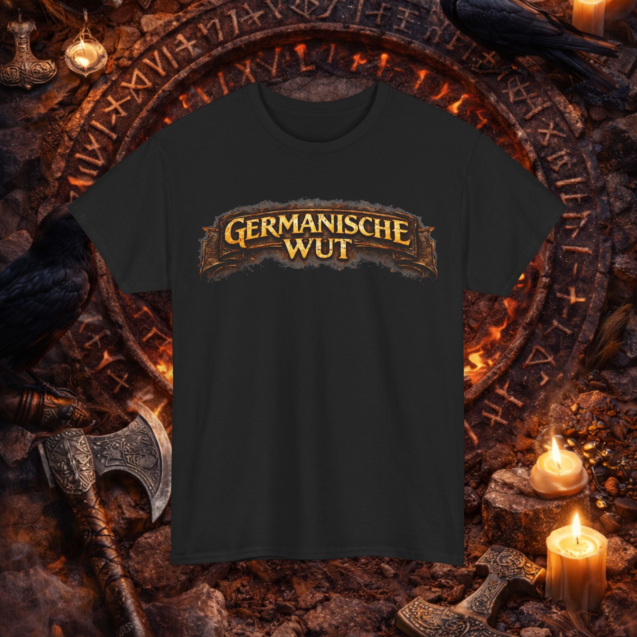 NORDIC PRIDE  T‑Shirt - "Germanische Wut" Warrior