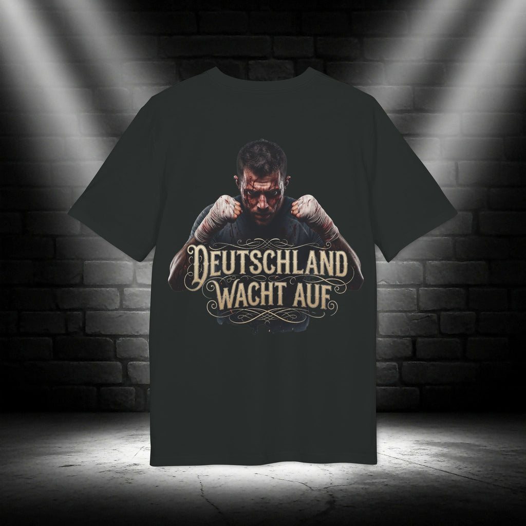 NATIONALSTOLZ Streetwear T-Shirt Unisex — Fighter ,,Deutschland wacht auf"