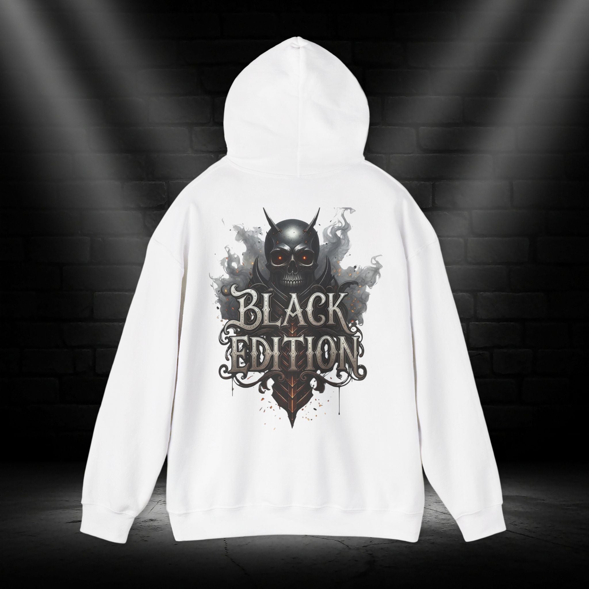 NATIONALSTOLZ ,,Black Edition" Hoodie — Monster Skull