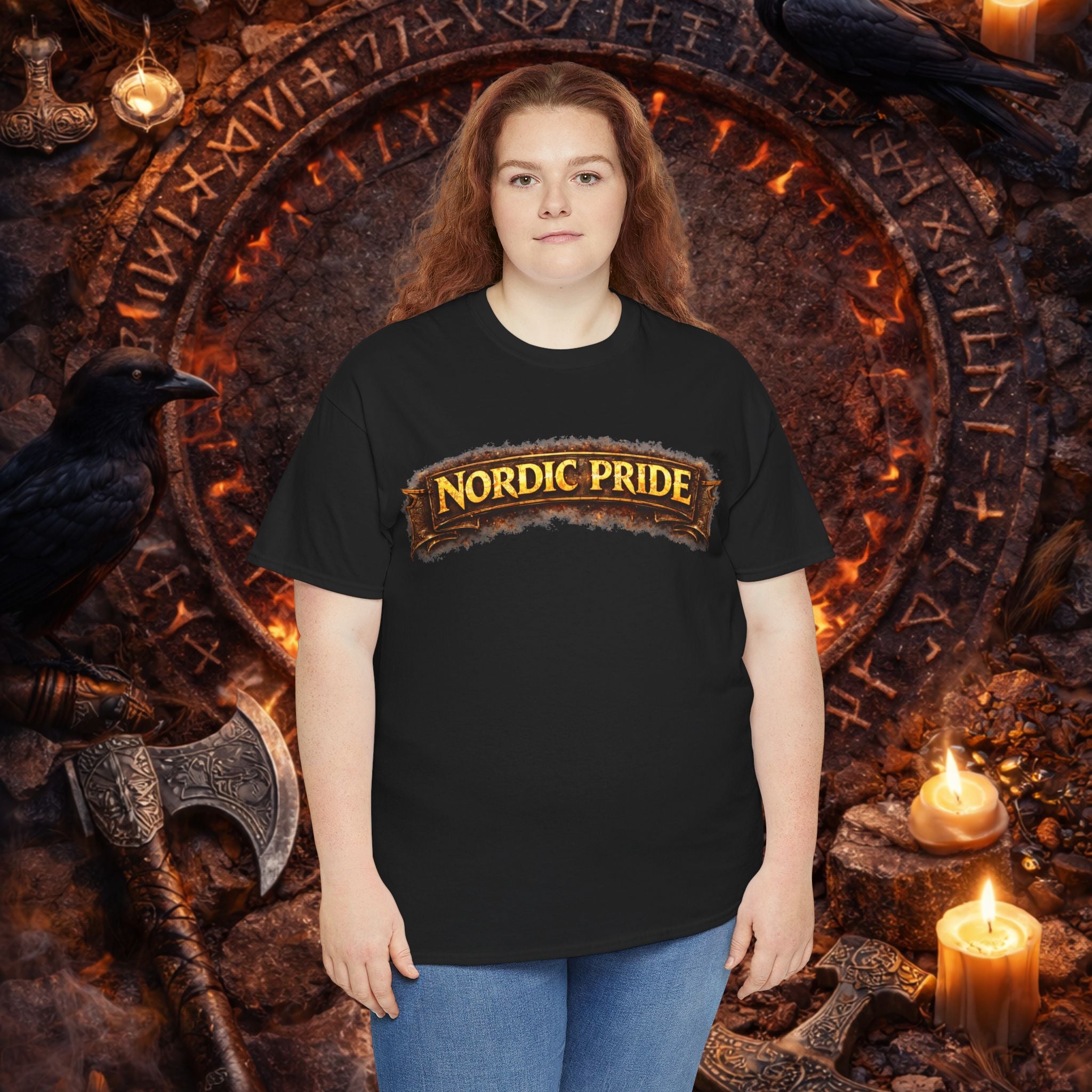 NORDIC PRIDE  T - Shirt - ,,Mjölnir"