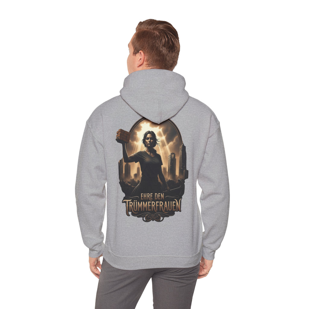 NATIONALSTOLZ Hoodie - "Ehre den Trümmerfrauen" Vintage WWII,,