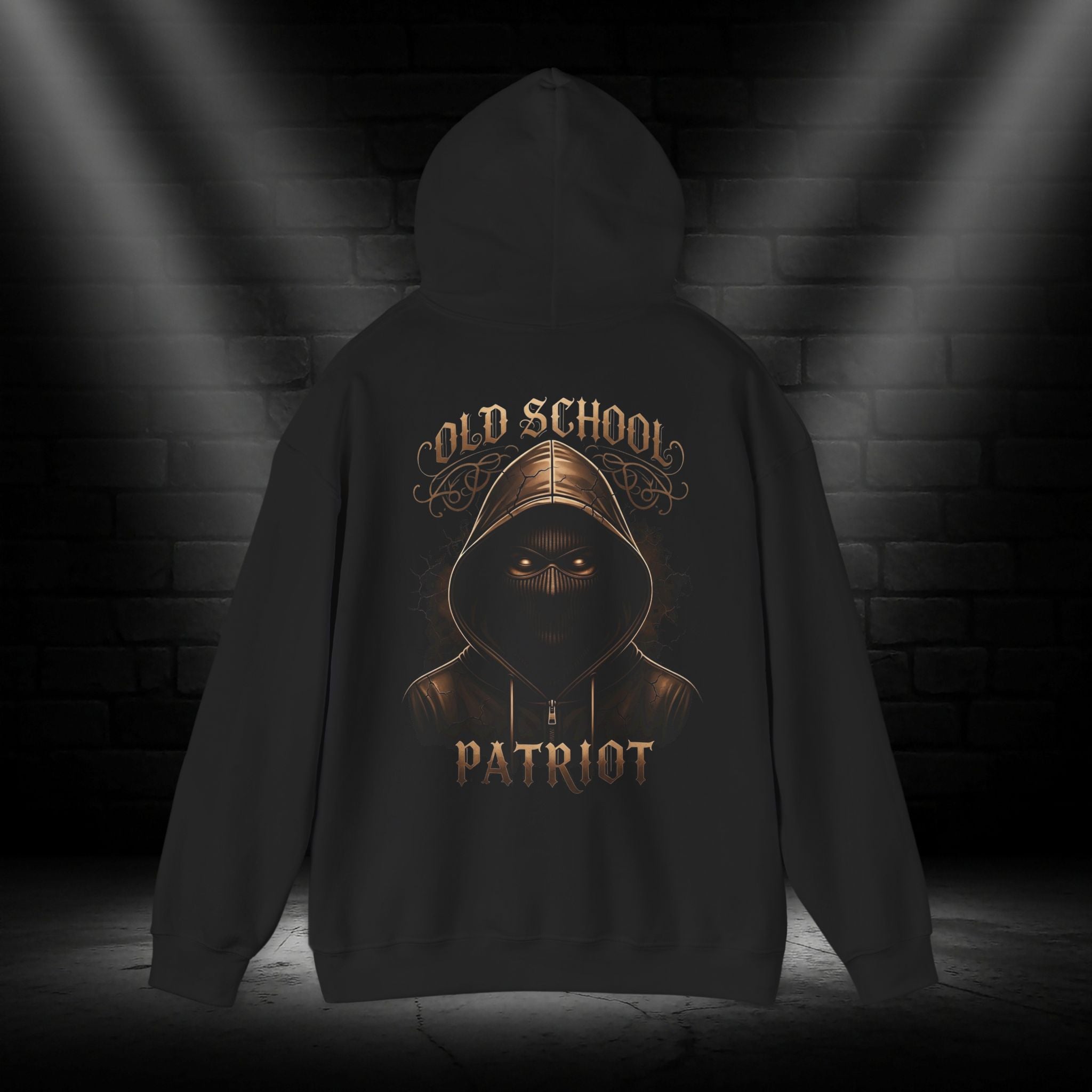 NATIONALSTOLZ ,,Black Edition'' ,,Oldschool Patriot'' Unisex Hoodie