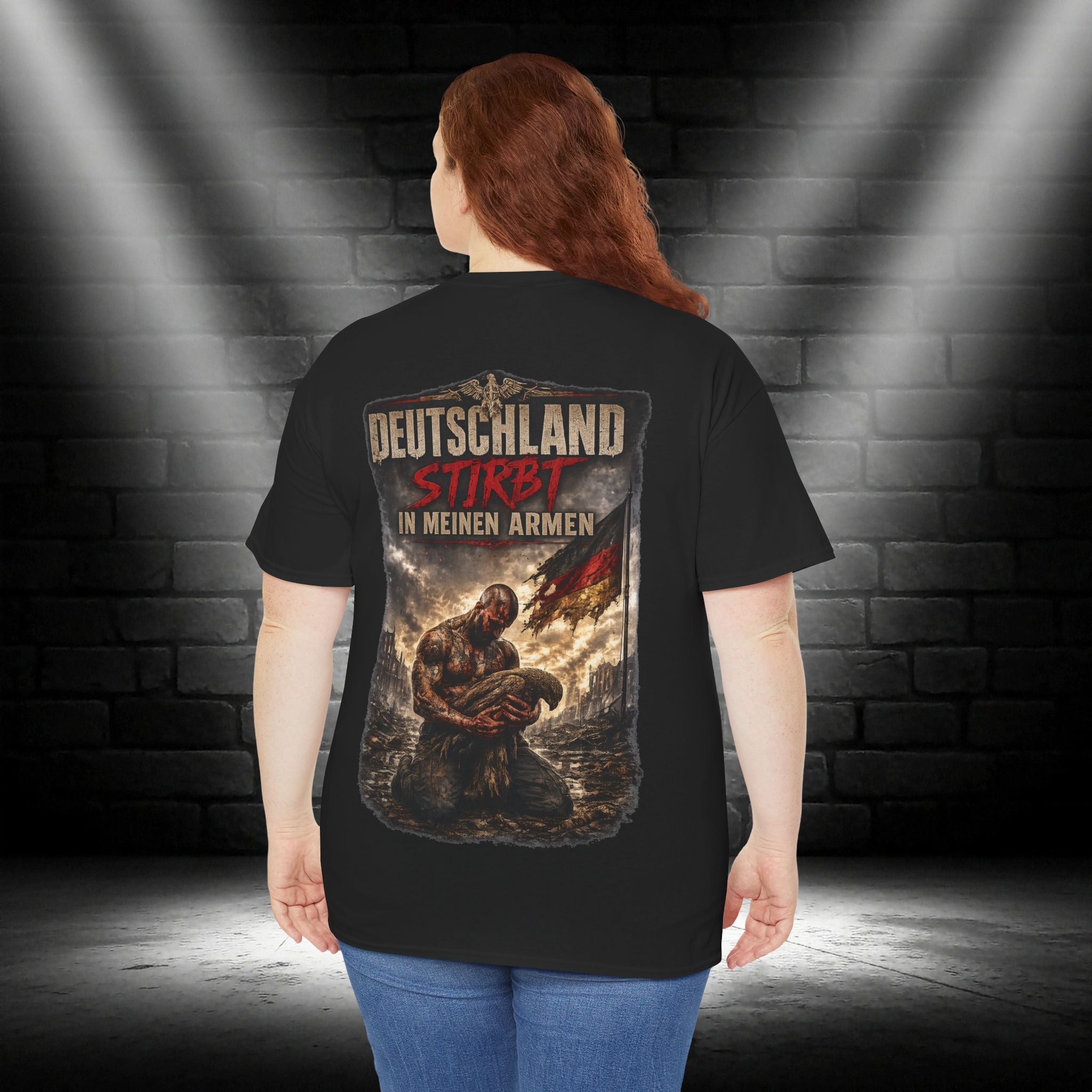 NATIONALSTOLZ  T-Shirt — "Deutschland stirbt in meinen Armen"